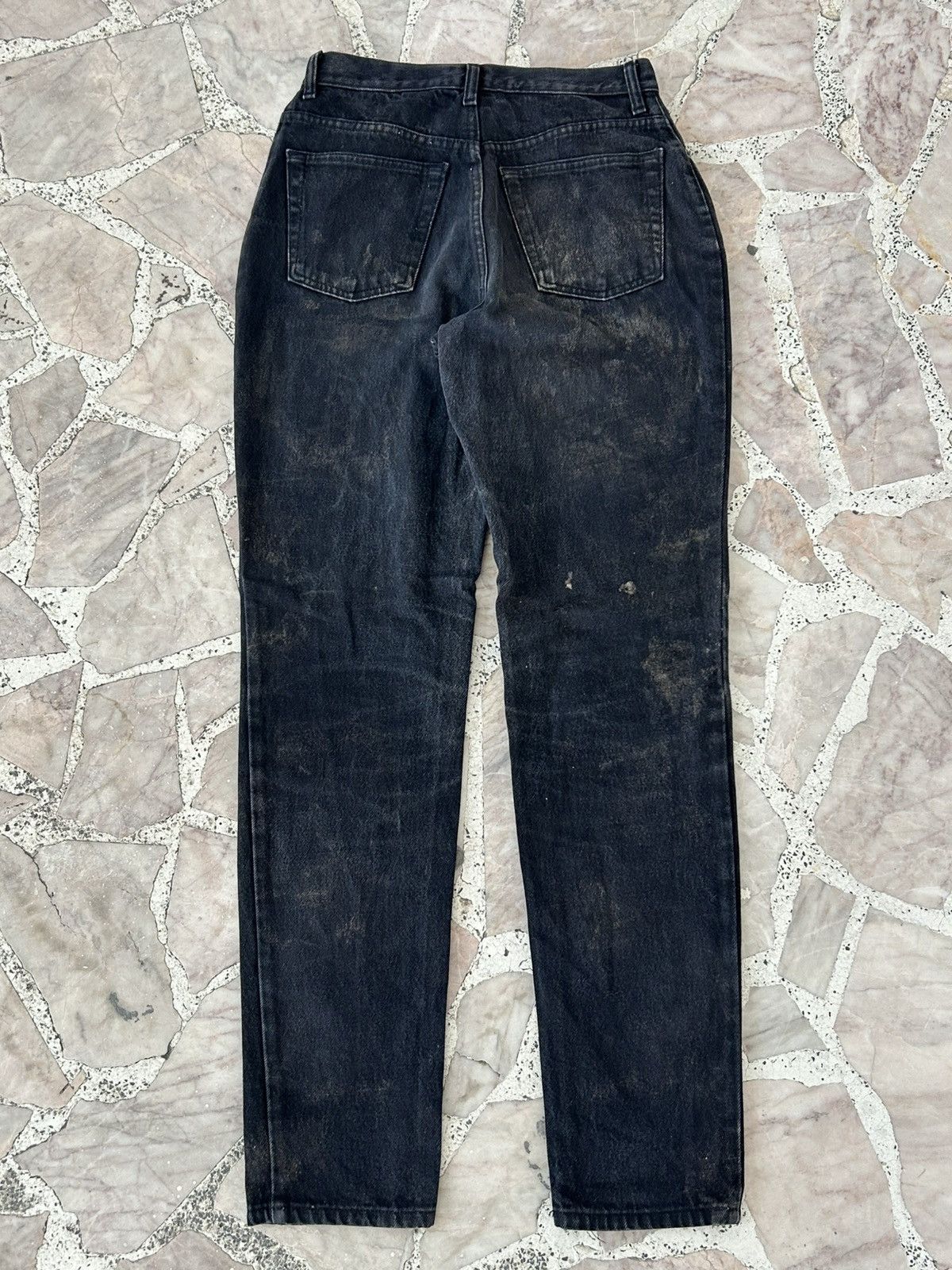 Gap Gap Slim Fit Faded Black Denim Size US 28 / EU 44 - 2 Thumbnail