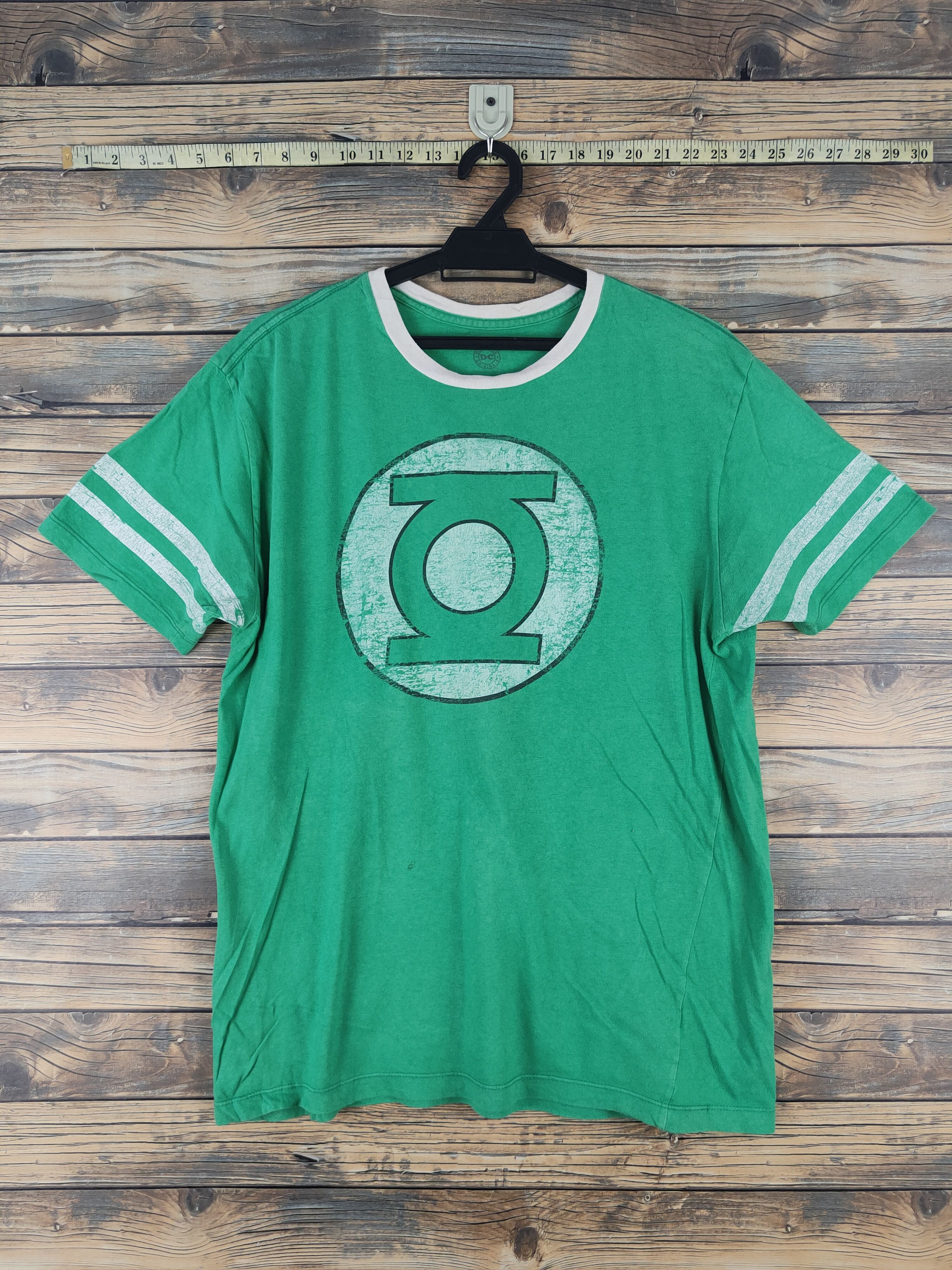 Marvel Comics DL DC Green Short Sleeve T-shirt #2563 Size US L / EU 52-54 / 3 - 1 Thumbnail