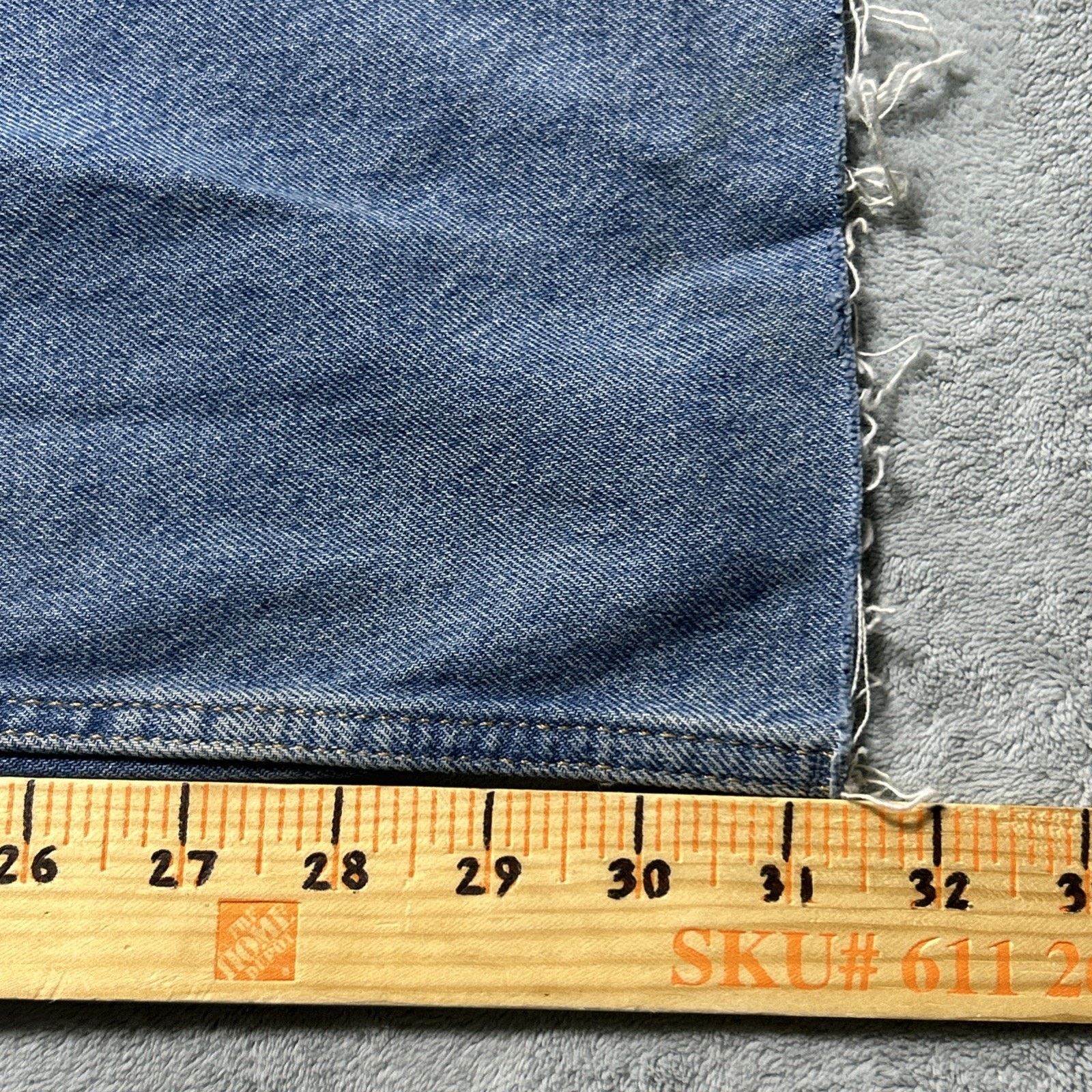 H&M Beyond Baggy Jeans Womens 8 - 30x31 Raw Hem Hamilton Loose Size 30" / US 8 / IT 44 - 12 Thumbnail