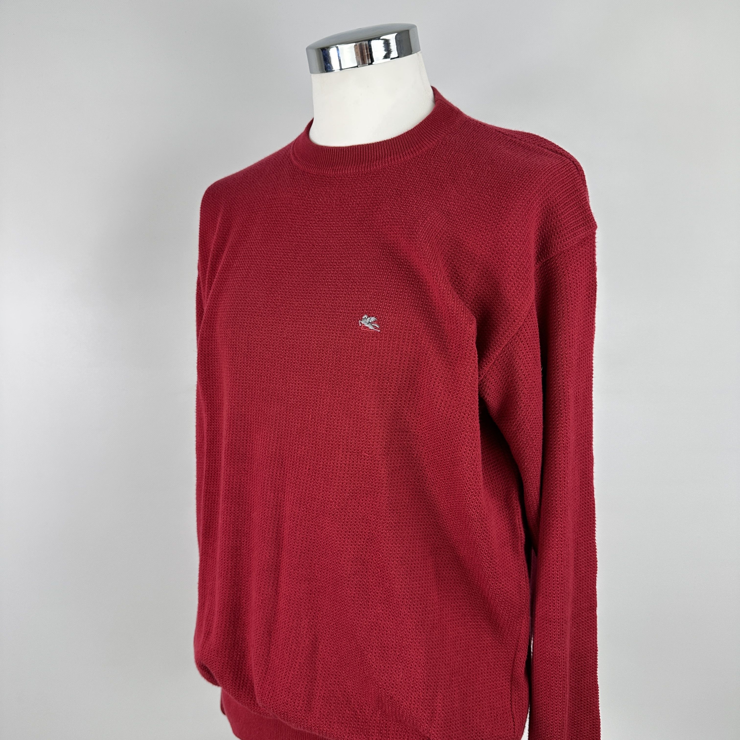 Etro Maglioncino Etro Milano Cotone Logo Ricamato – XL Size US XL / EU 56 / 4 - 9 Thumbnail