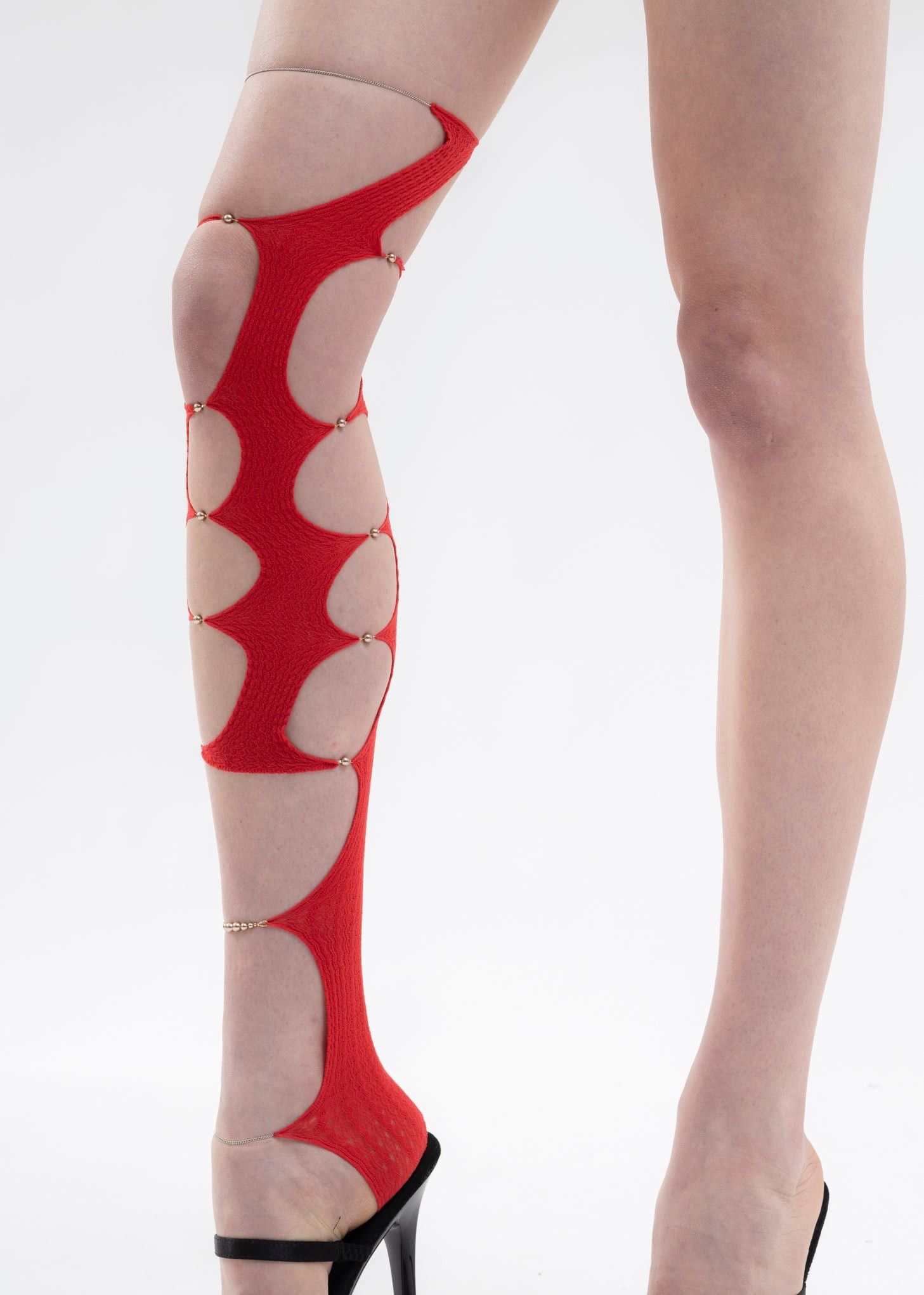 RUIbuilt $380 RUI Size 2 Single Cutout Leg Stocking Size ONE SIZE - 2 Thumbnail
