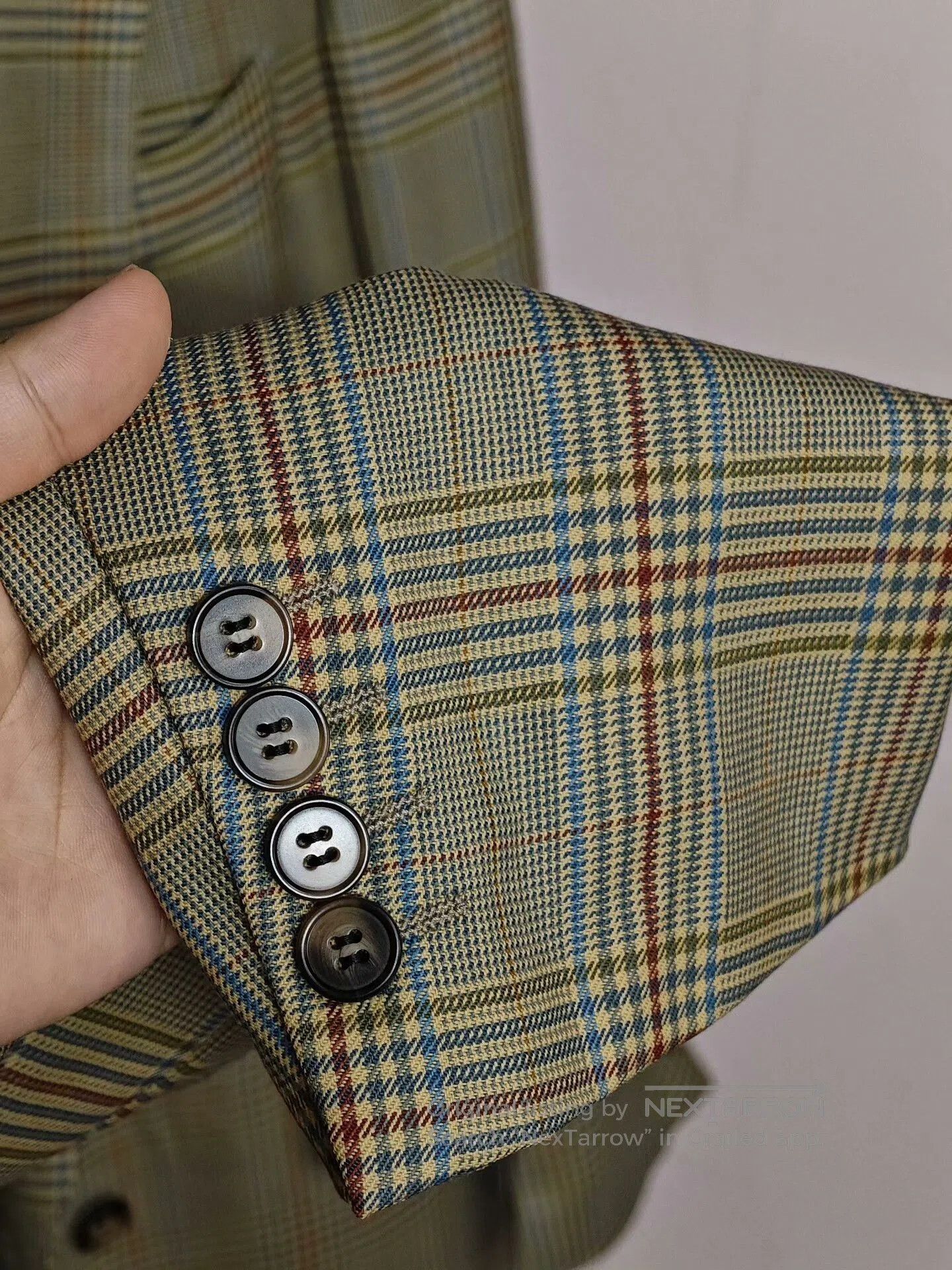 Japanese Brand Vintage Wool Blazer with Double Breasts. Size US L / EU 52-54 / 3 - 4 Thumbnail
