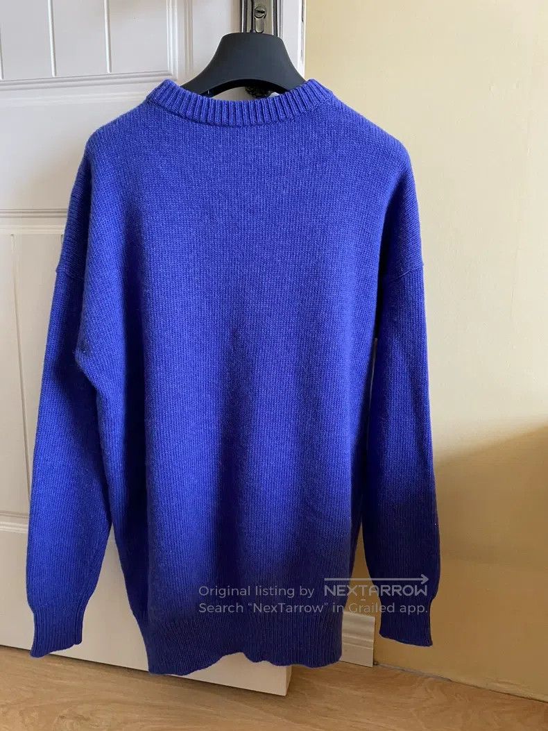 Loewe Loewe Water Drill Logo Blue Knitted Sweater Size XS / US 0-2 / IT 36-38 - 2 Thumbnail