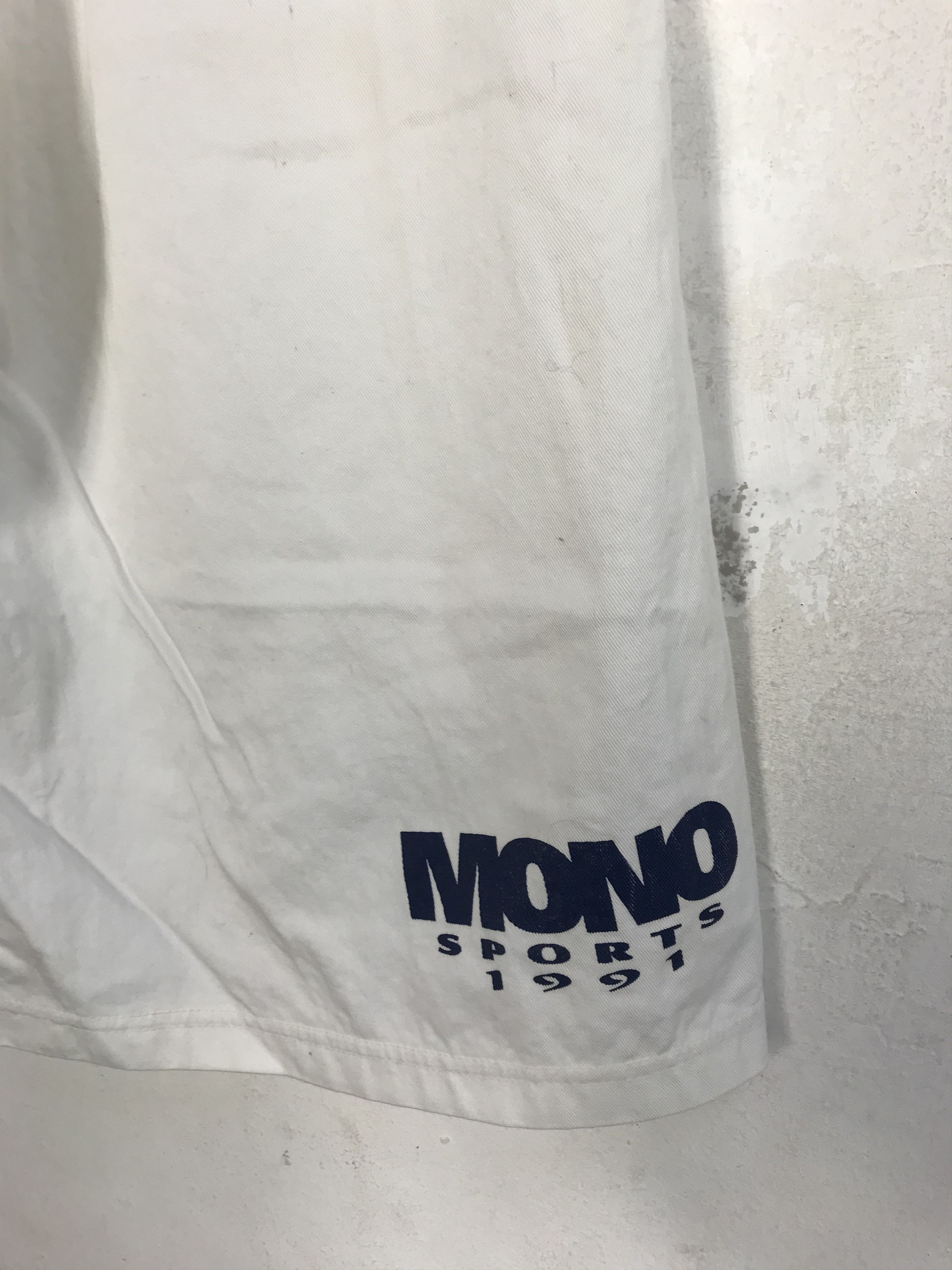 Vintage Mono Sport Company Short Pant Stretchable Embroidery Logo Size US 30 / EU 46 - 4 Thumbnail