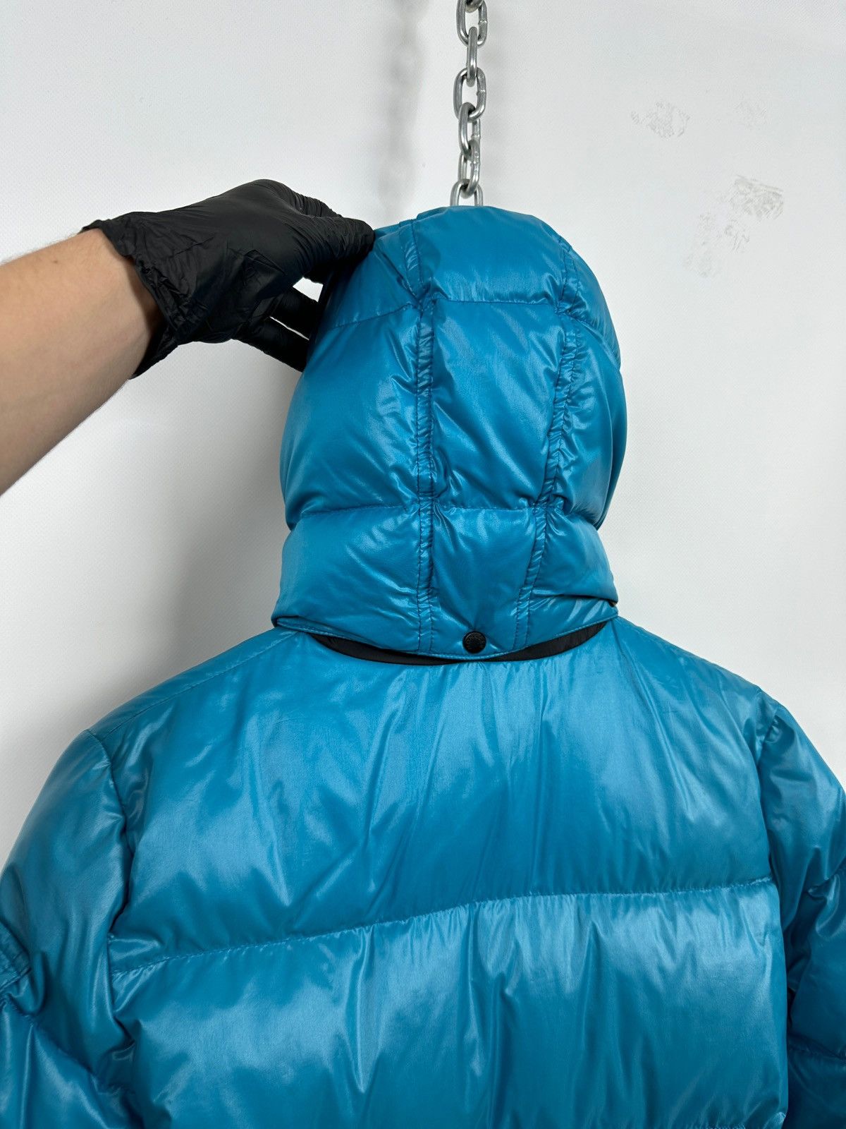 Moncler Moncler Badia Blue Hoodie Down Puffer Jacket Size M / US 6-8 / IT 42-44 - 18 Thumbnail