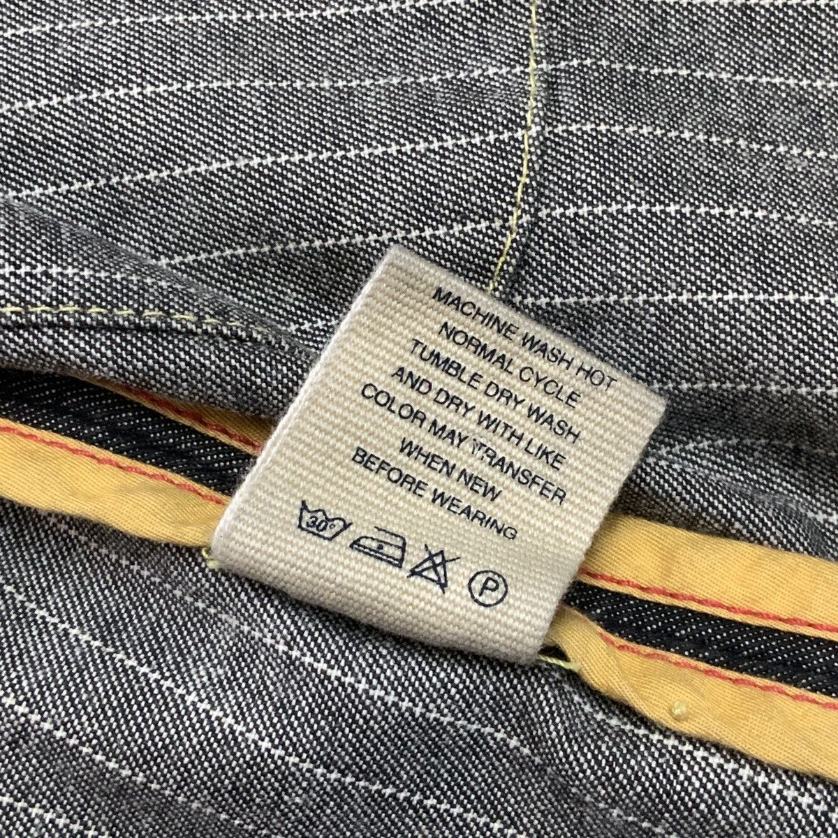Evisu EVISU DELUXE STRIPED DENIM BLAZER Size US L / EU 52-54 / 3 - 9 Thumbnail