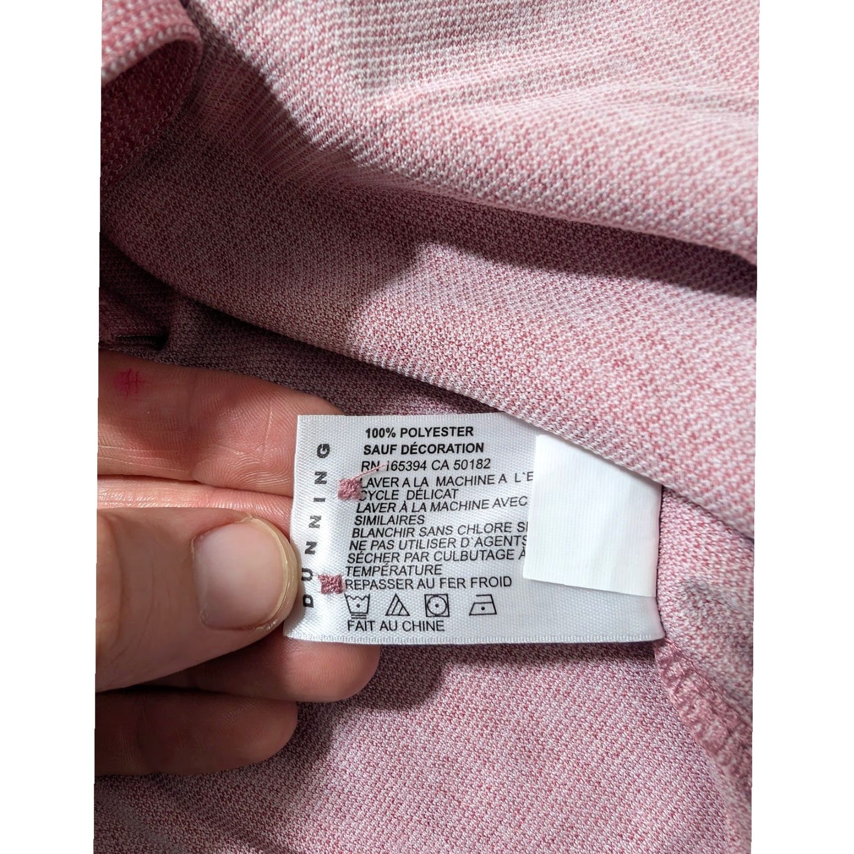 Pinko Dunning Button-Up Shirt Mens M Pink Short Sleeve Golf Pique Pocket Shirt Size US M / EU 48-50 / 2 - 7 Thumbnail