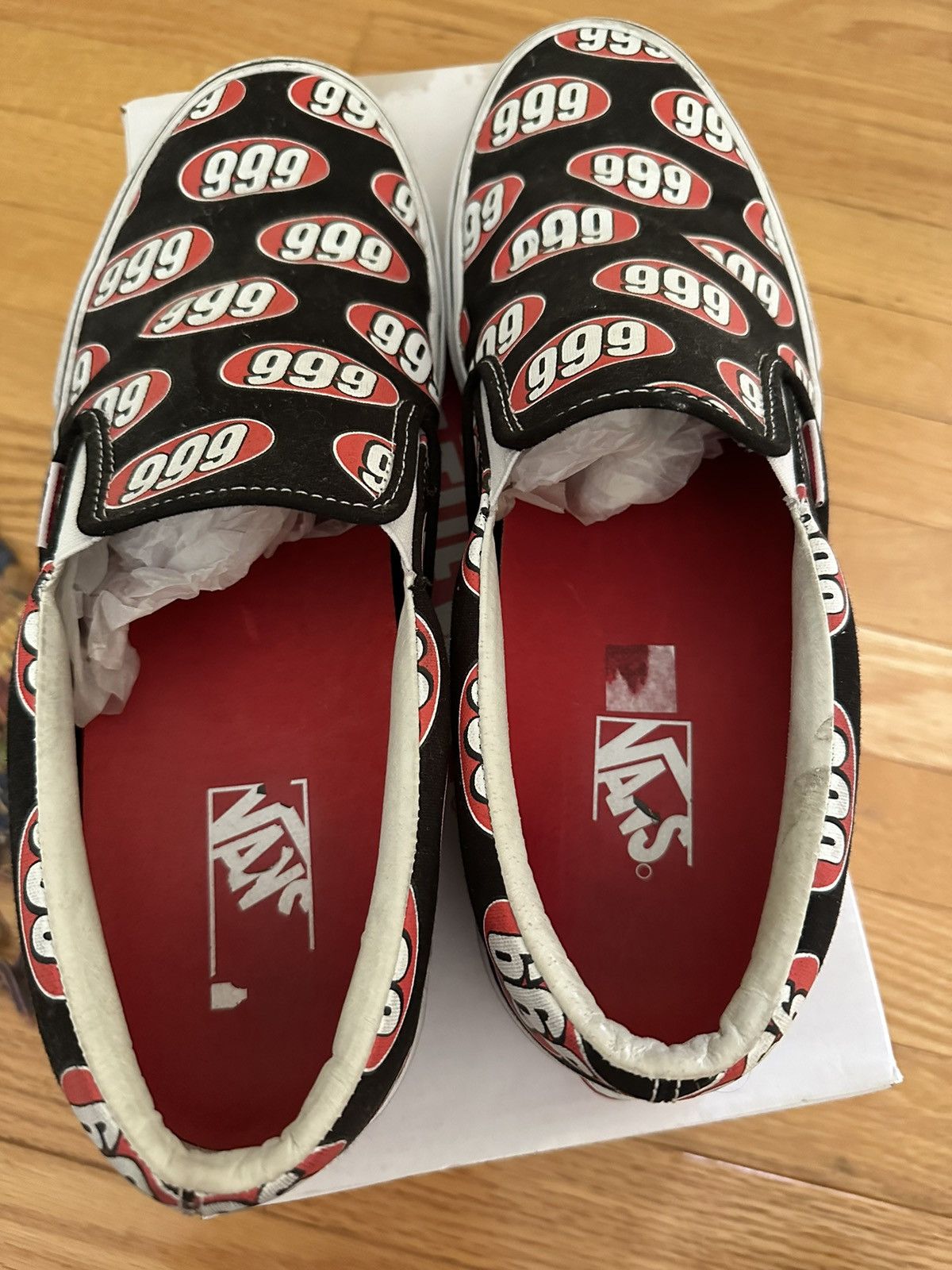 Supreme Vans Supreme 666 Vans Slip On Pro Grailed