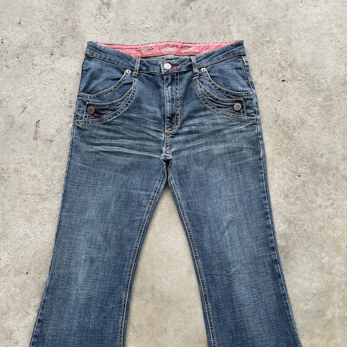 If Six Was Nine W32 Vintage Japan Flare Denim Faded Bootcut Jeans Pants Size US 32 / EU 48 - 4 Thumbnail