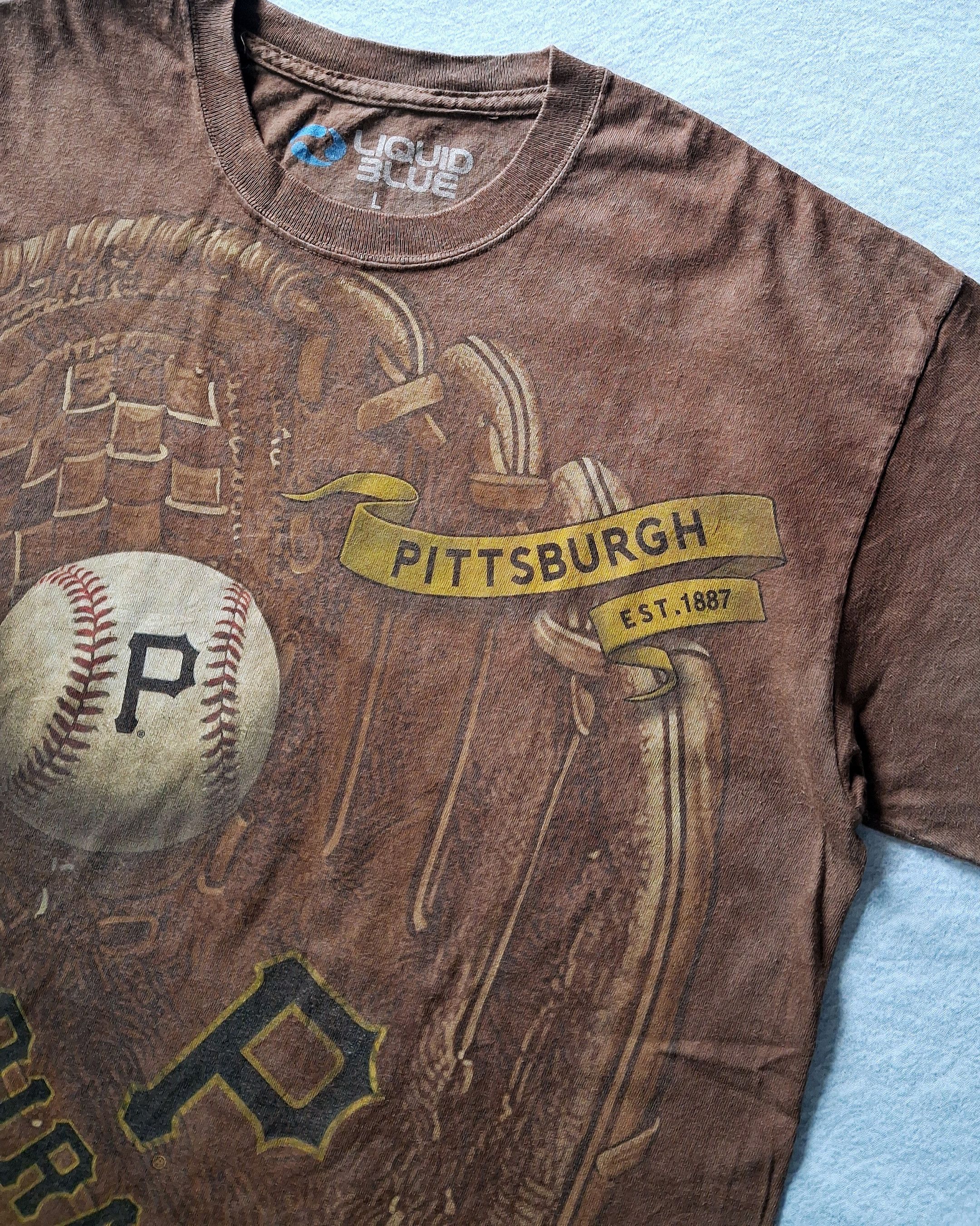 Liquid Blue MLB PITTSBURGH PIRATES GLOVE LIQUID BLUE 2016 BROWN WASHED Size US XL / EU 56 / 4 - 3 Thumbnail