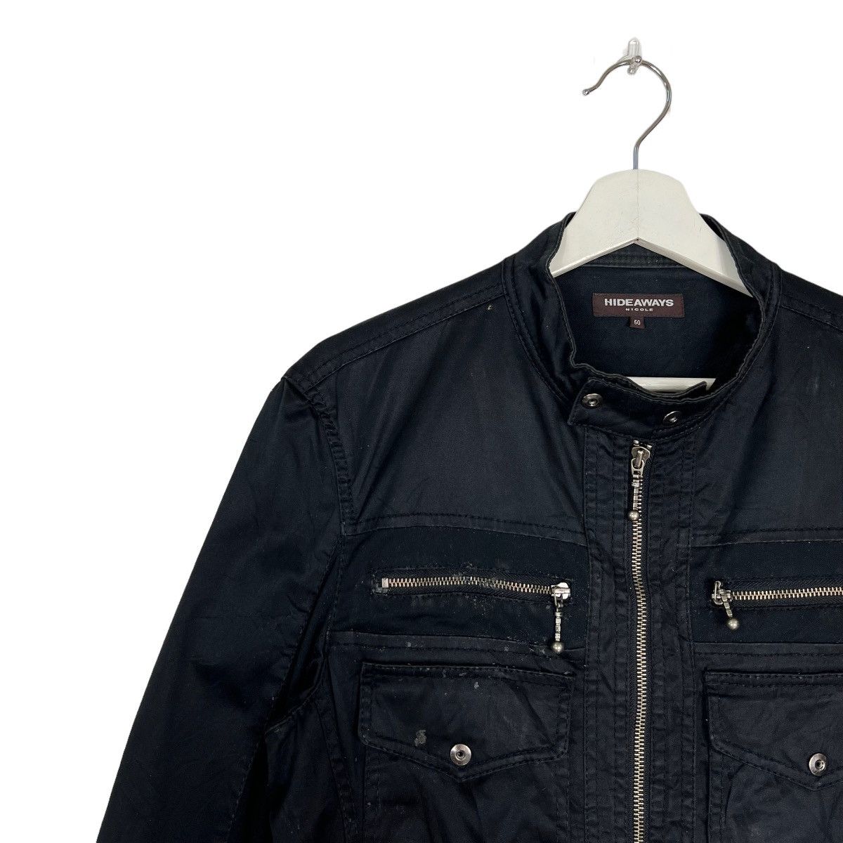 HIDEAWAYS × Japanese Brand 🔥 HIDEAWAY BY NICOLE RIDERS MOTO JACKET Size US M / EU 48-50 / 2 - 7 Thumbnail