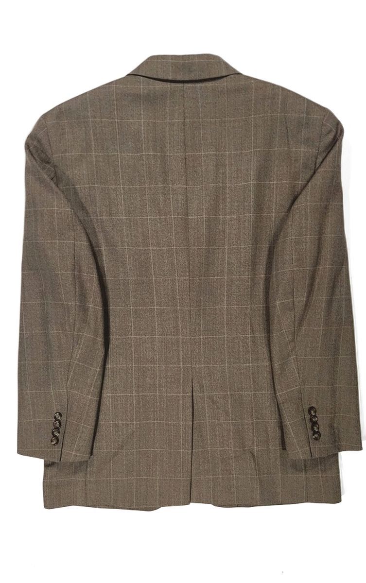 Jos. A. Bank Jos. A. Bank Wool Sport Coat Windowpane Plaid Blazer 40R Size 40R - 5 Thumbnail