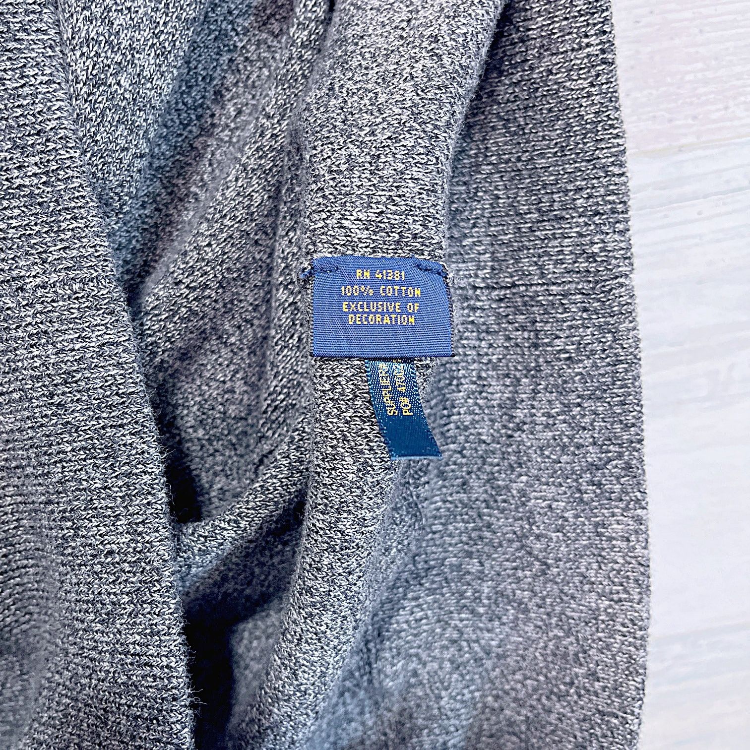 Polo Ralph Lauren POLO Ralph Lauren Crewneck Sweater Heather Gray Mens 4XLT Size US XXL / EU 58 / 5 - 6 Thumbnail