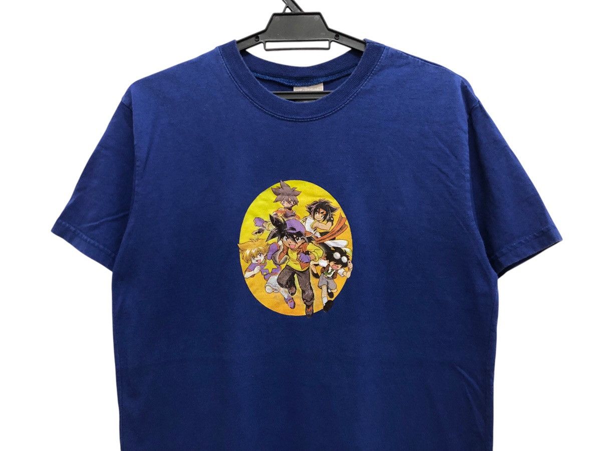 Anime × Vintage Y2K 🔥 BAYBLADE ANIME CANADIAN PROMO TEE RARE GRAPHICAL Size US L / EU 52-54 / 3 - 3 Thumbnail