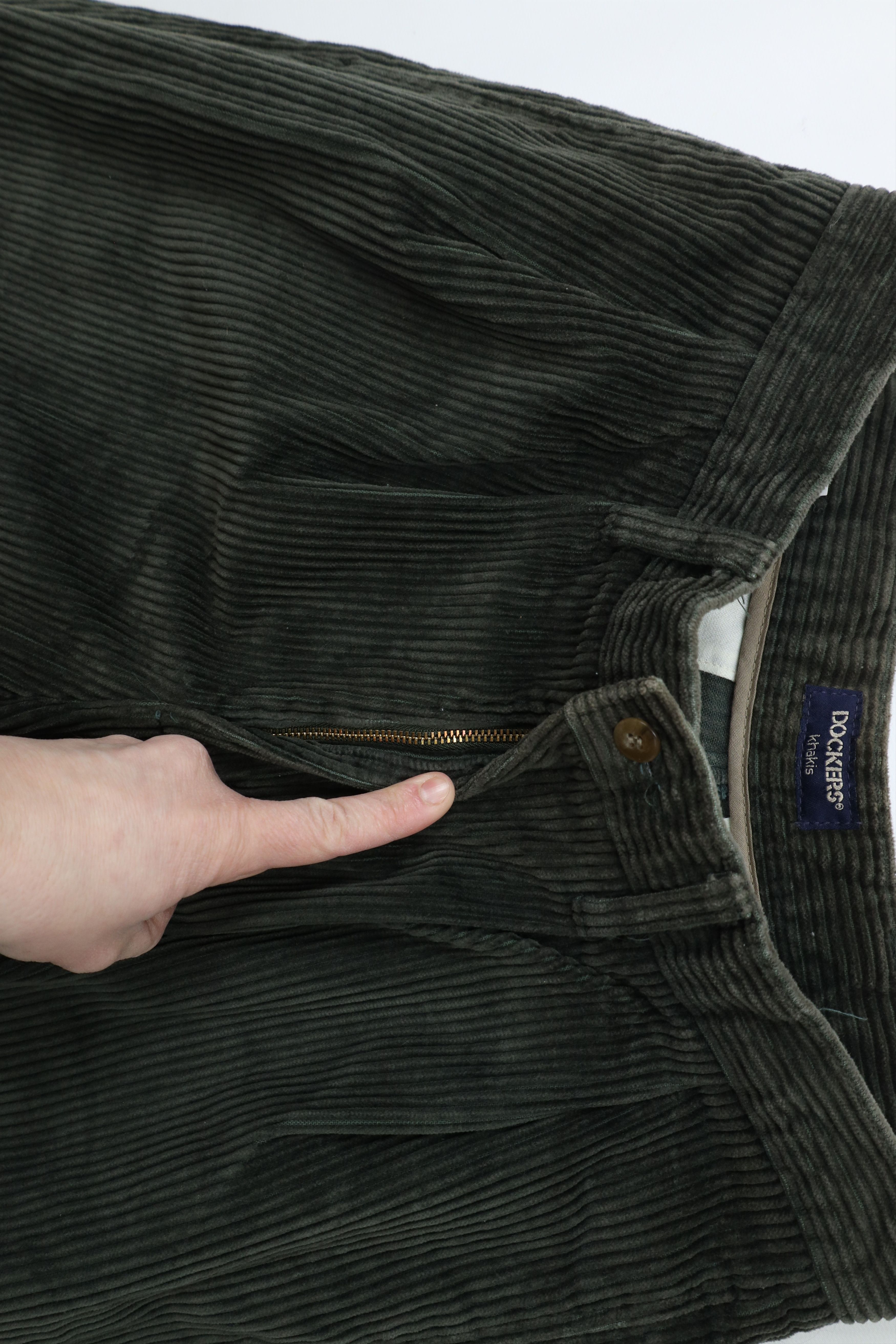 Vintage Vintage 90s Streetwear Heavyweight Corduroy Chino Pants Size US 30 / EU 46 - 8 Thumbnail