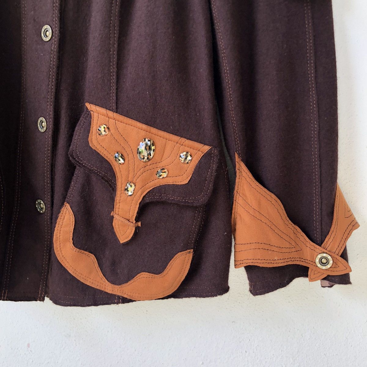 Japanese Brand ITARIYA JAPAN Angora Blend Cat Embroidery Jacket Size L / US 10 / IT 46 - 5 Thumbnail