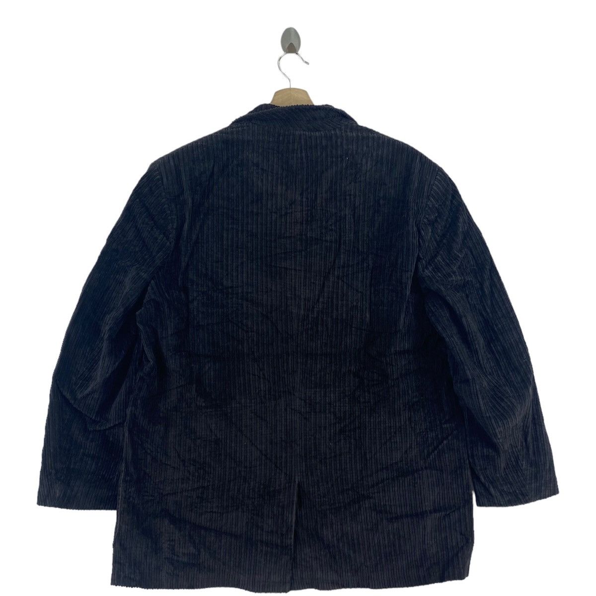 PORT ROYAL Italian Brand Black Velvet Corduroy Coat