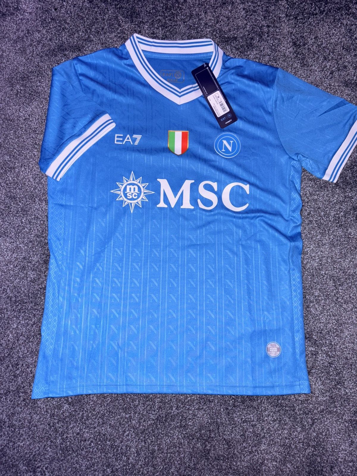 Emporio Armani Napoli 25/26 Home kit Size US M / EU 48-50 / 2 - 1 Thumbnail