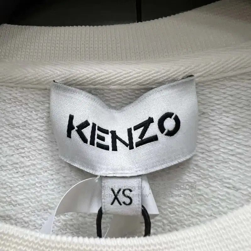 Kenzo KENZO White Cotton Long Sleeve Sweatshirt . Size XS / US 0-2 / IT 36-38 - 2 Thumbnail