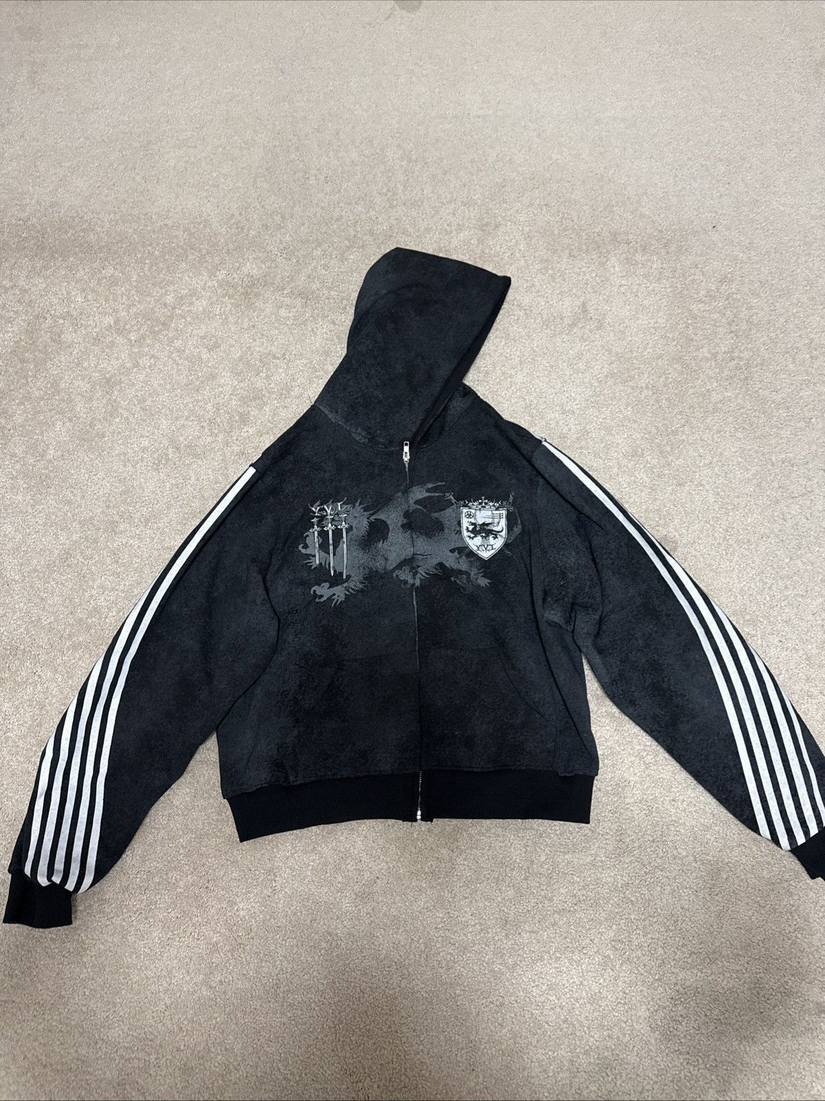 Other COZY WORLDWIDE ROYAL KNIGHT CLUB WAXED Hoodie zip Size US M / EU 48-50 / 2 - 1 Thumbnail