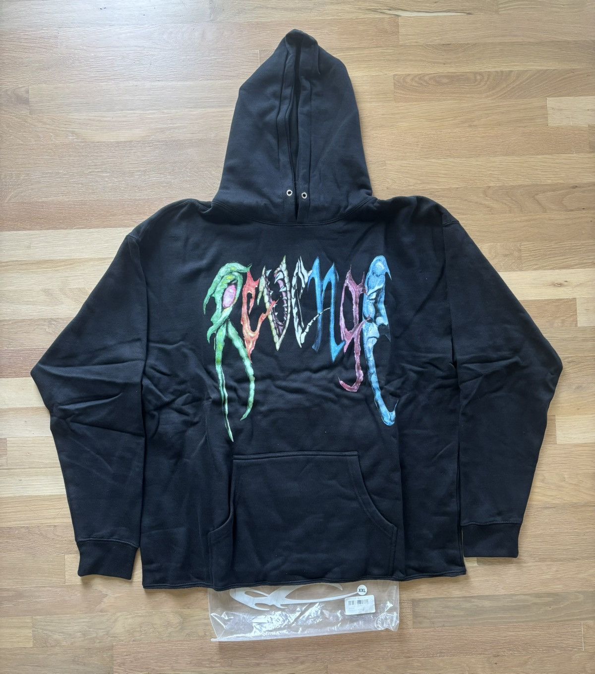 Revenge × Trippie Redd Revenge Trippie Redd Arch Logo Hoodie Size US XXL / EU 58 / 5 - 3 Thumbnail