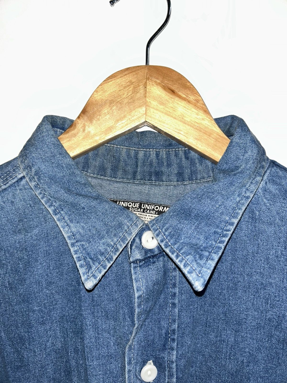 Sugar Cane Selvedge Denim Work Shirt Size US XL / EU 56 / 4 - 14 Thumbnail