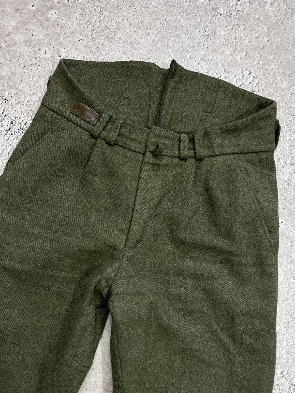 Other Jagdhund Loden Wool Alpine Hunting Breeches Green Pants 48 Size US 32 / EU 48 - 2 Thumbnail