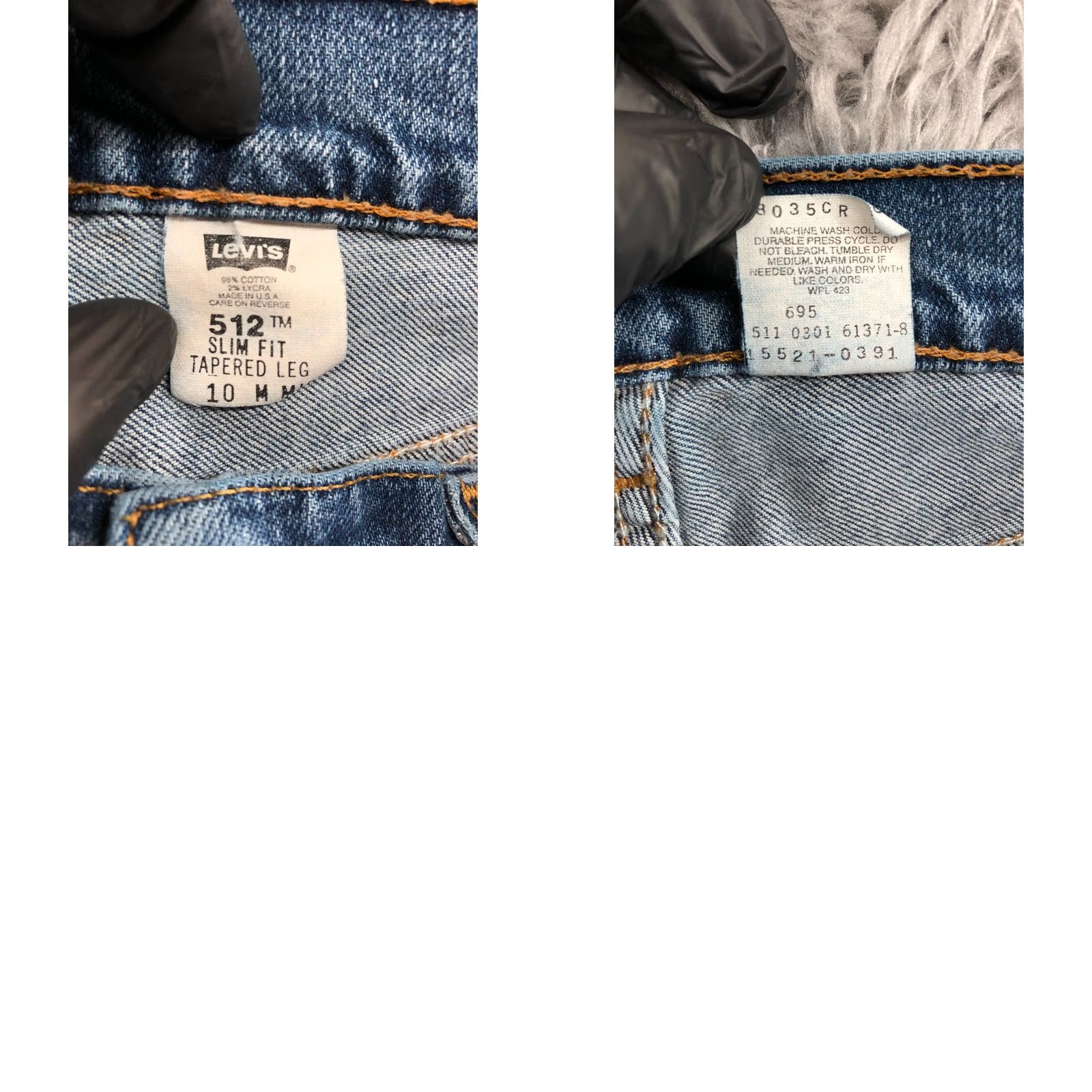 Levi's VINTAGE Levi's 512 Jeans Slim Tapered Womens 10 Blue 31in Inseam Denim Slimming Flagship American Classic Modern Belt Loops 5-Pocket Size 32" / US 10 / IT 46 - 9 Thumbnail