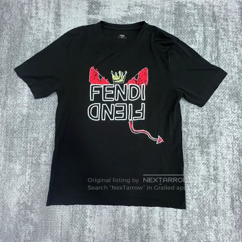 Fendi Fendi Little Devil Print Short Sleeve Size US M / EU 48-50 / 2 - 1 Thumbnail
