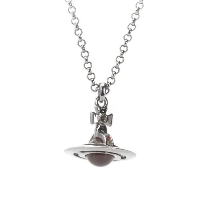 Vivienne Westwood Vivienne Westwood Petite Orb Brass Necklace Size ONE SIZE - 7 Thumbnail