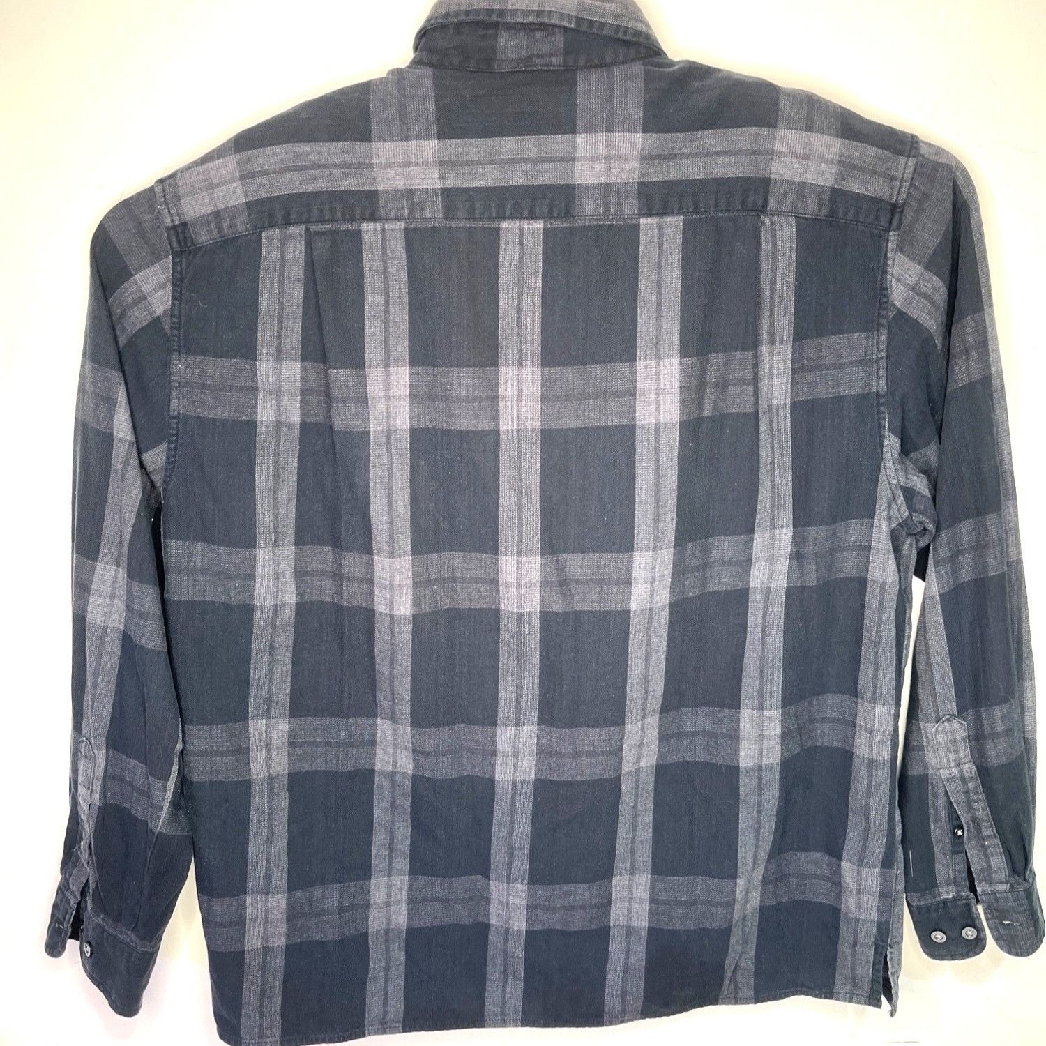 Other Calvin Klein Jeans Mens Gray Plaid Button-Up Long-Sleeve Shi Size US M / EU 48-50 / 2 - 2 Thumbnail