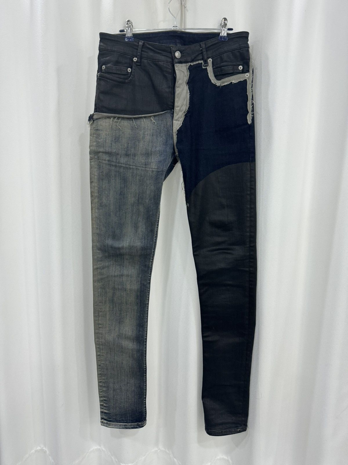 image of Rick Owens Tyrone Jean Pants in Black, Men's (Size 31)