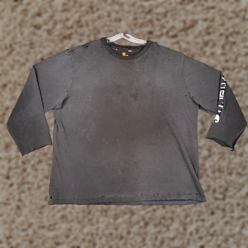 Carhartt Carhartt Shirt Men 2XL Gray 3/4 Sleeve Crew Neck Cotton Workwear READ Size US XXL / EU 58 / 5 - 1 Thumbnail