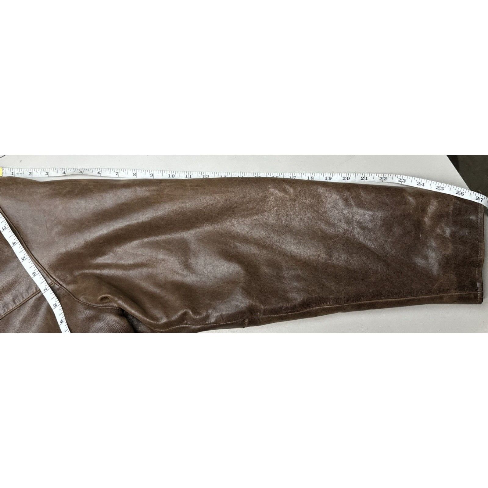Other DIMENSIONS New York 2XL Brown Leather Coat (Dry Clean Only) Size US XXL / EU 58 / 5 - 9 Thumbnail