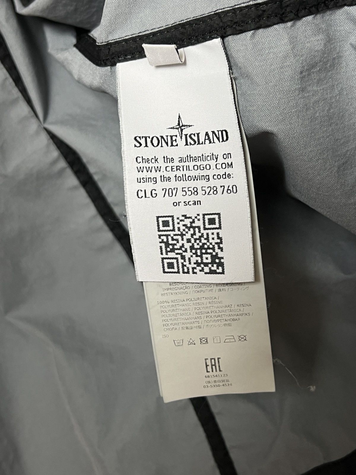 Stone Island stone island 3l tc membrane multipocket light jacket Size US L / EU 52-54 / 3 - 14 Thumbnail