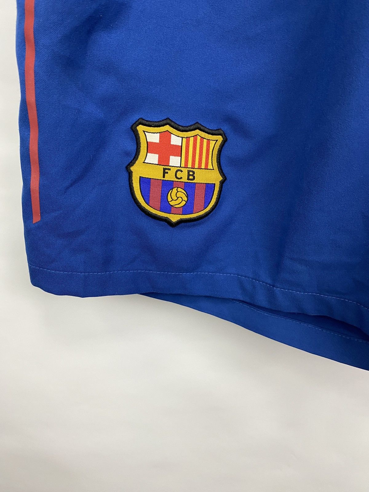 Nike Y2K F. C. Barcelona Nike Soccer Shorts Blokecore Rare Retro Size US 32 / EU 48 - 3 Thumbnail
