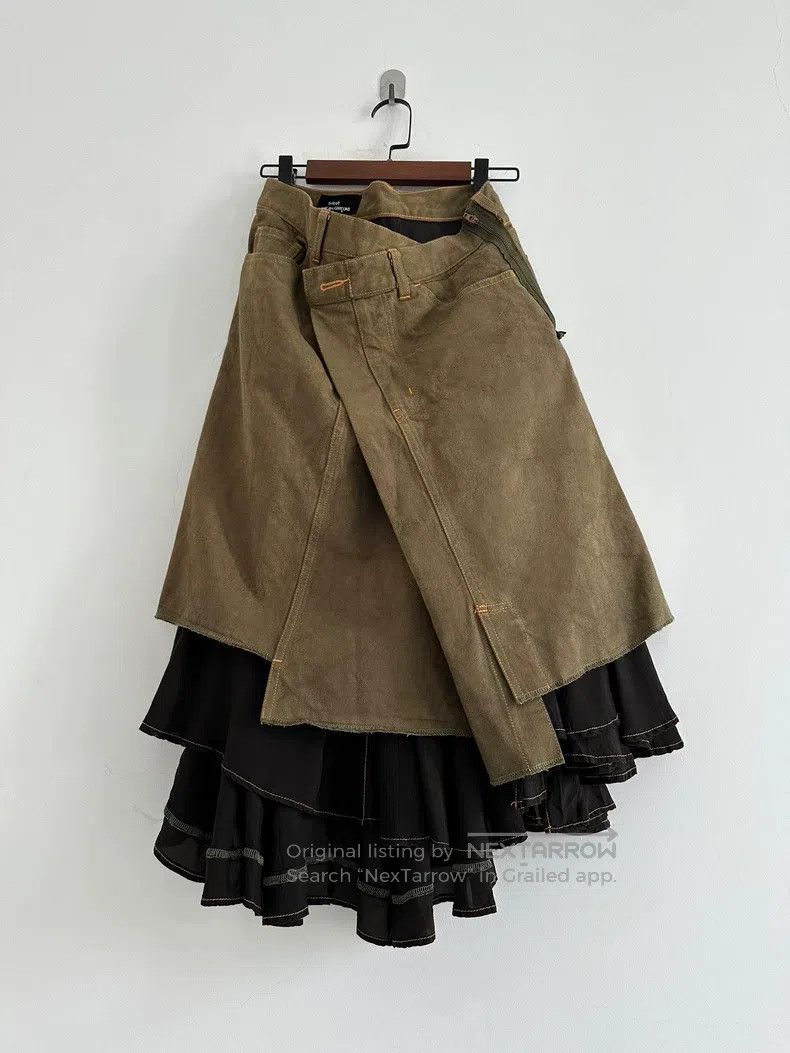 Comme des Garcons Comme Des Garcons size S Asymmetric deconstructed skirt Size 23" - 1 Thumbnail