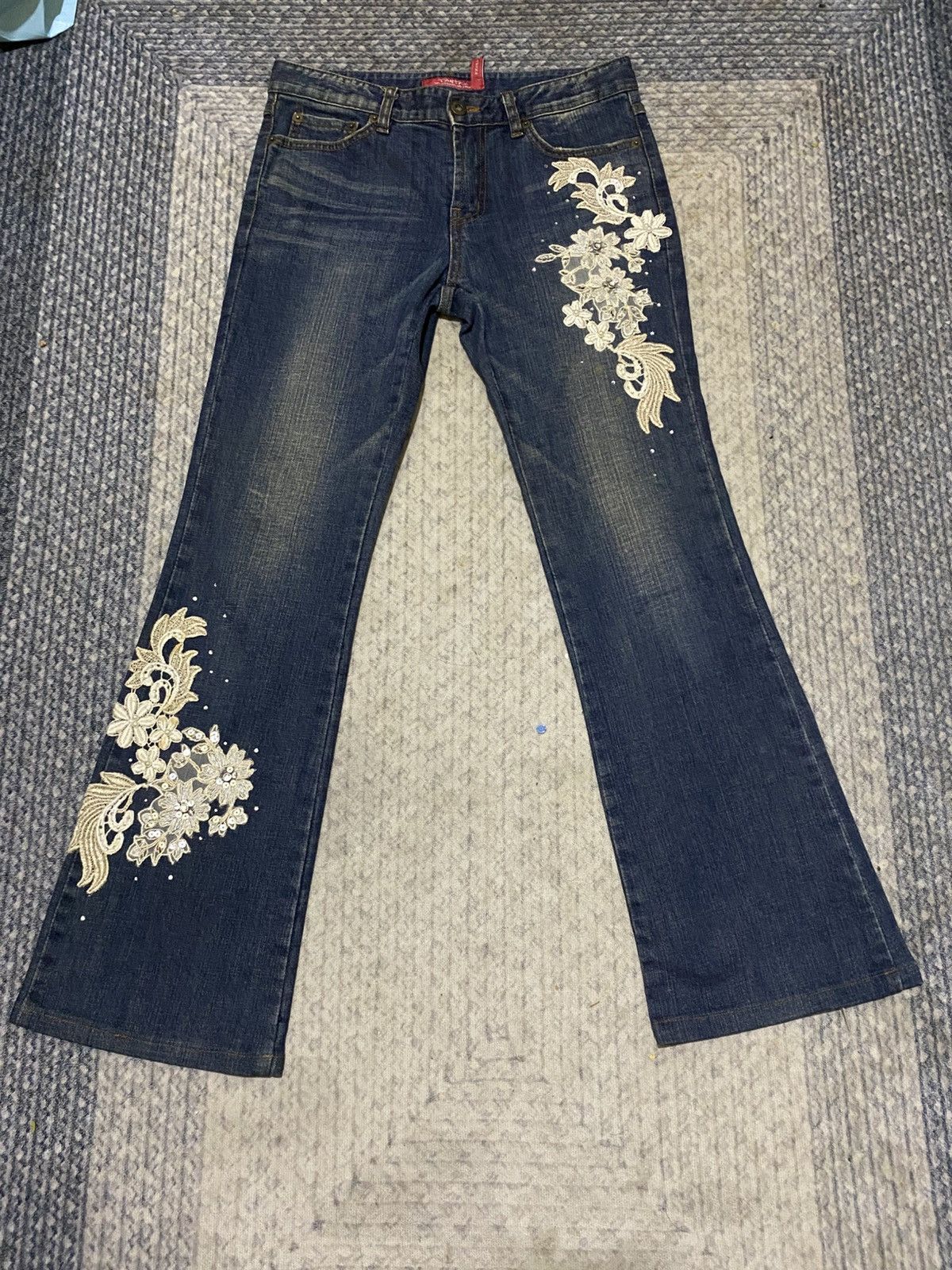 Hysteric Glamour × Japanese Brand TANTRA EMBODIED FLARED JEANS Size 28" / US 6 / IT 42 - 1 Thumbnail