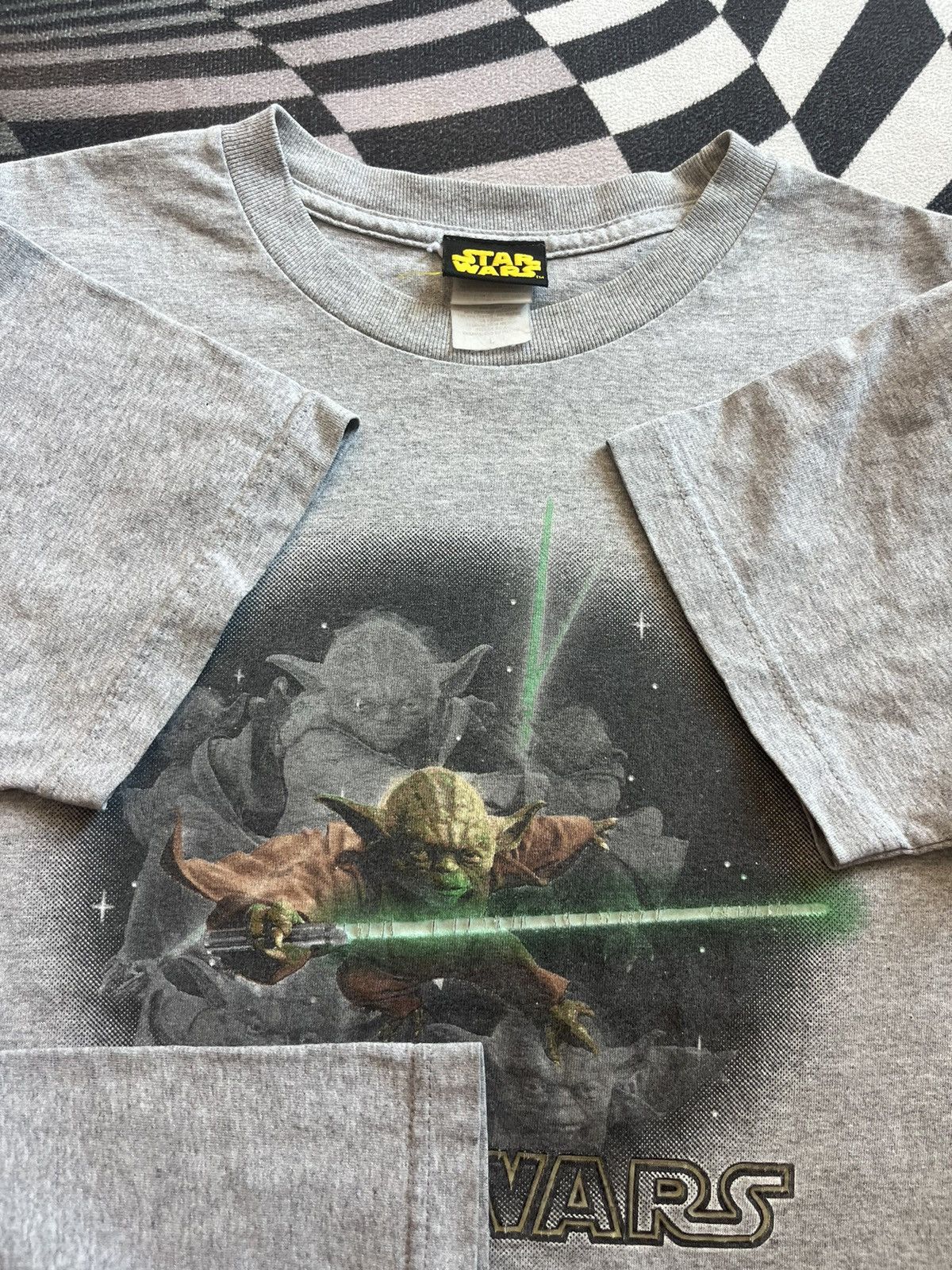 Star Wars Vintage Star Wars Master YODA 00’s ( kid size ) Tshirt Size US M / EU 48-50 / 2 - 6 Thumbnail