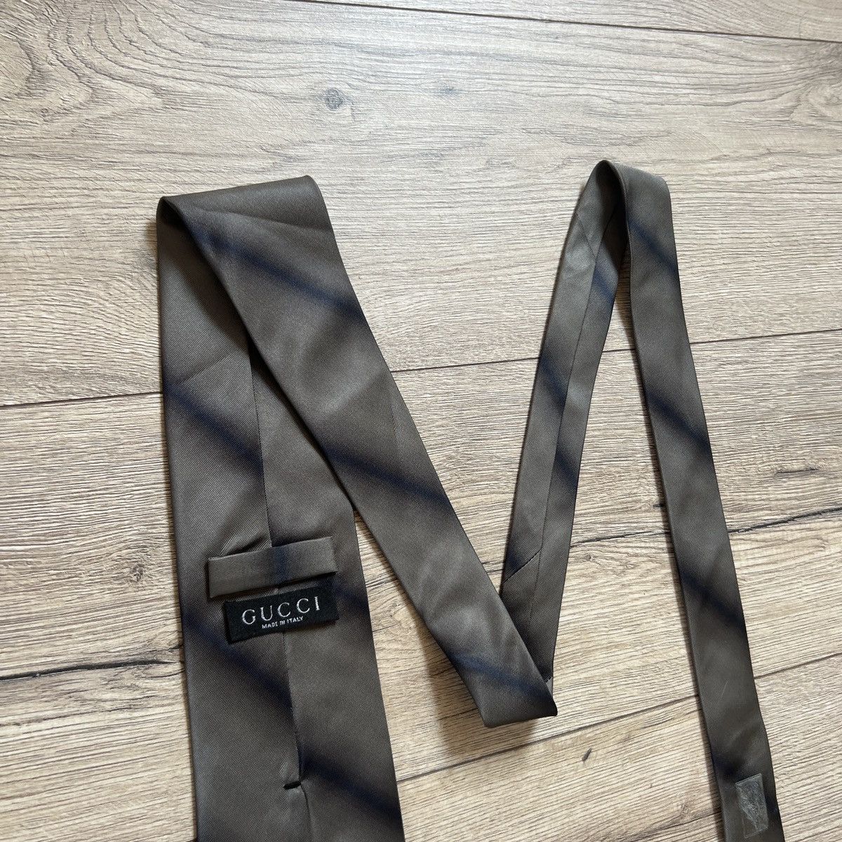 Gucci Vintage Gucci Tie Silk 100% Size ONE SIZE - 8 Thumbnail
