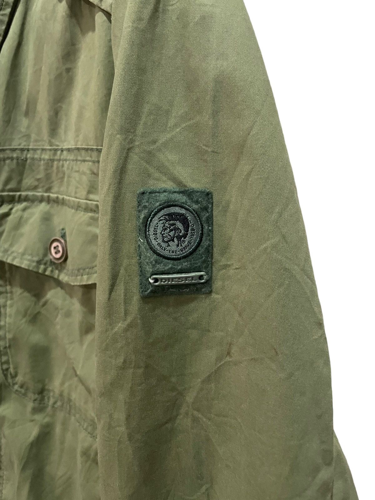 Diesel Vintage 90s Diesel Hooded Spalmatura Water Resistance Jacket Size US XL / EU 56 / 4 - 8 Thumbnail