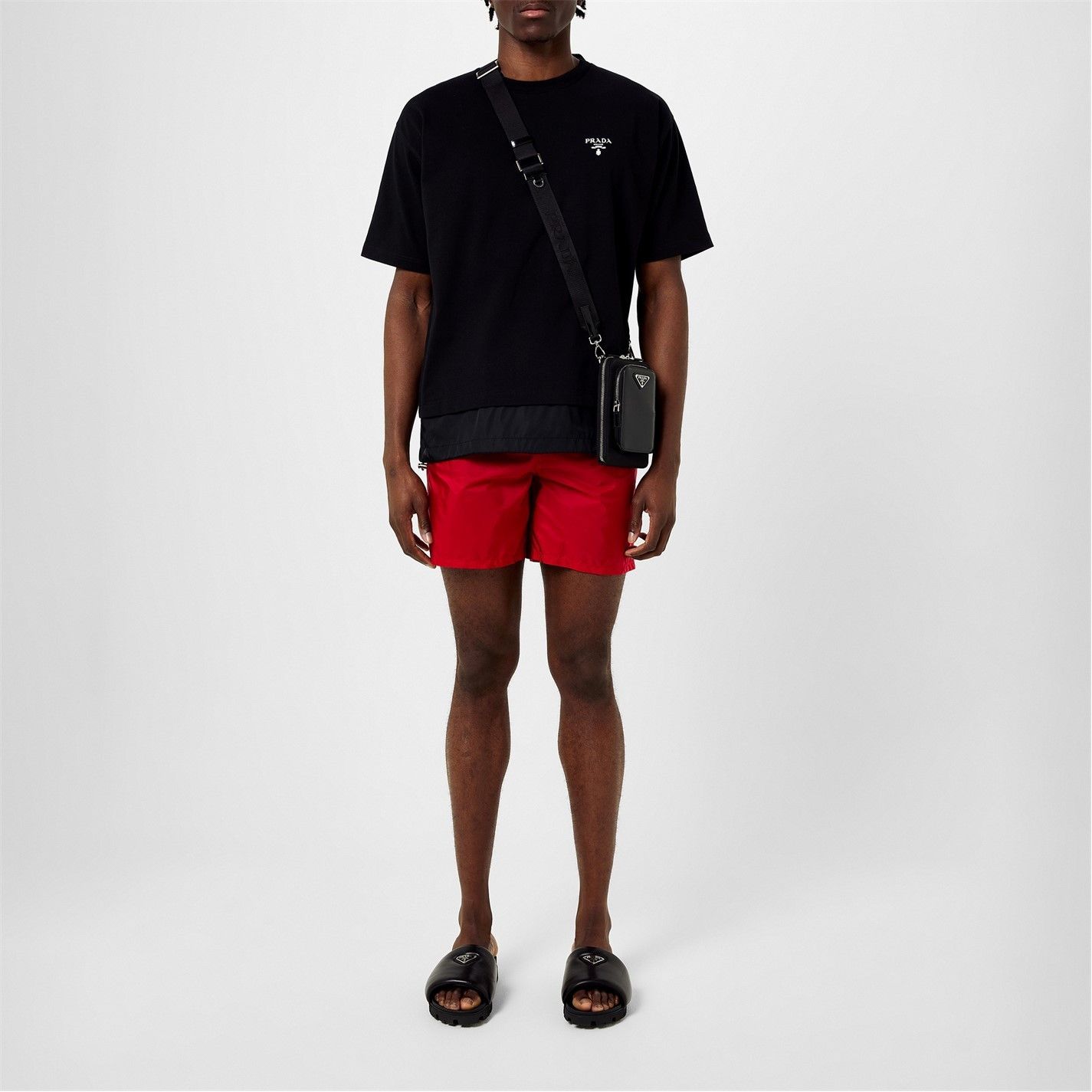 Prada PRADA Triangle Interlock Swim Shorts Size US 28 / EU 44 - 5 Thumbnail