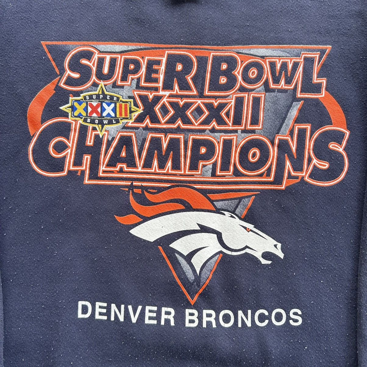 NFL × Vintage Vintage 90s NFL Denver Broncos Super Bowl Champs Sweatshirt Size US L / EU 52-54 / 3 - 5 Thumbnail