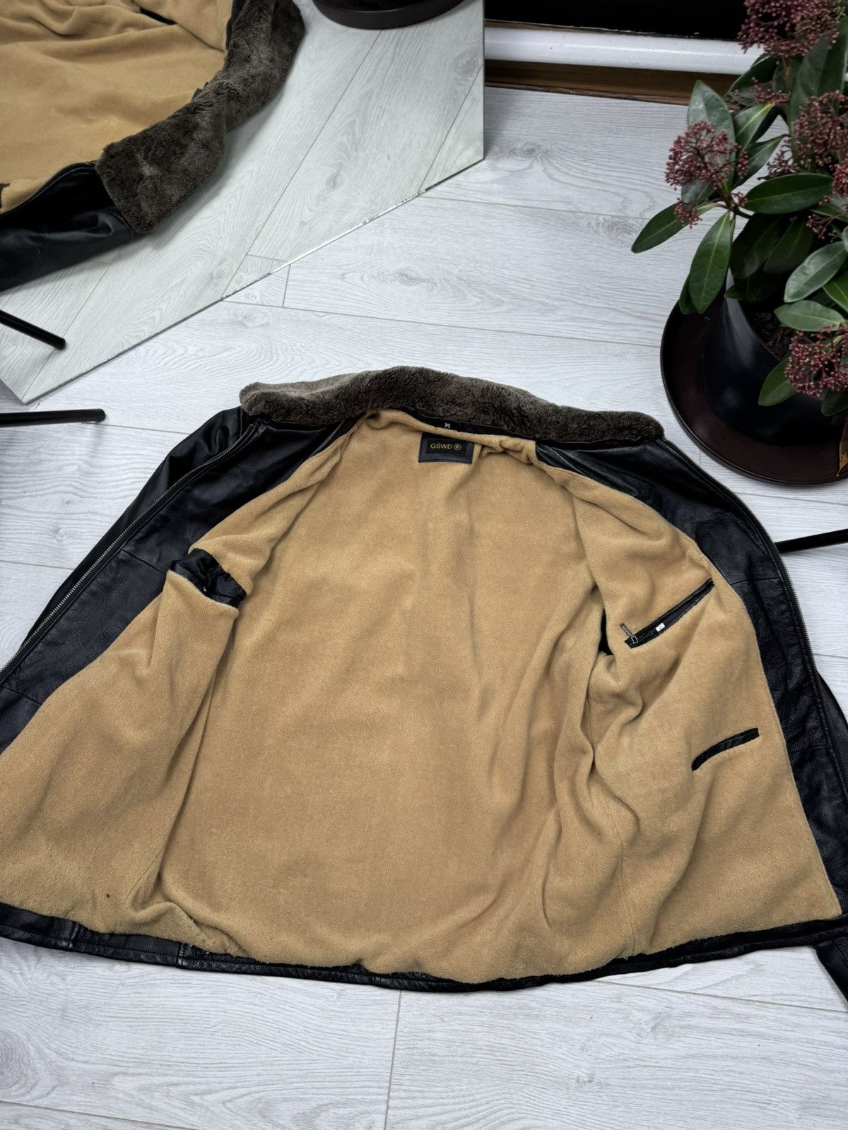 Genuine Leather × Vintage Vintage Trapper Distressed Racing Leather Jacket Size US M / EU 48-50 / 2 - 9 Thumbnail