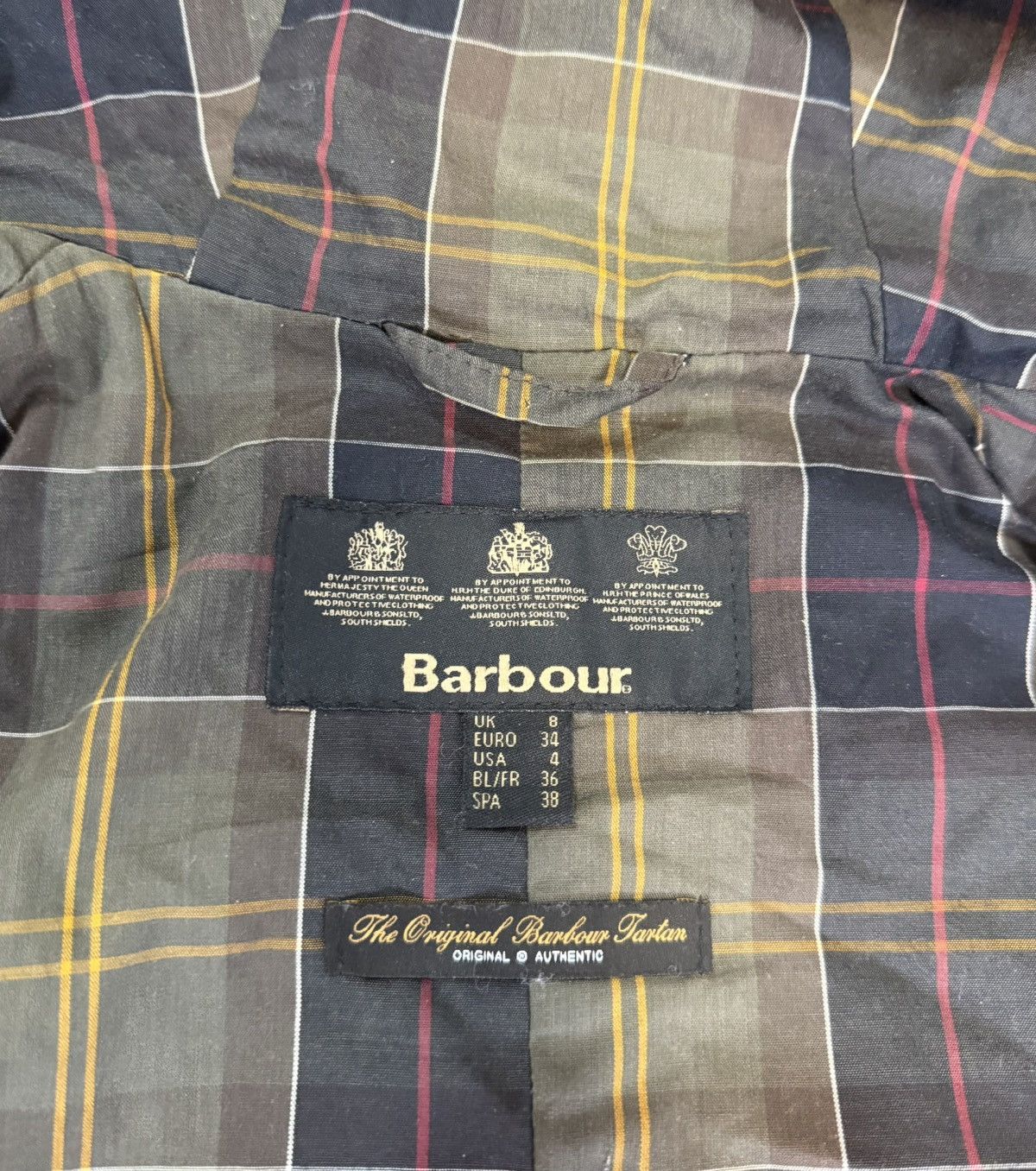 Barbour Barbour Durham Wax Jacket Women UK8 US4 Brown Hooded Vintage Size S / US 4 / IT 40 - 5 Thumbnail