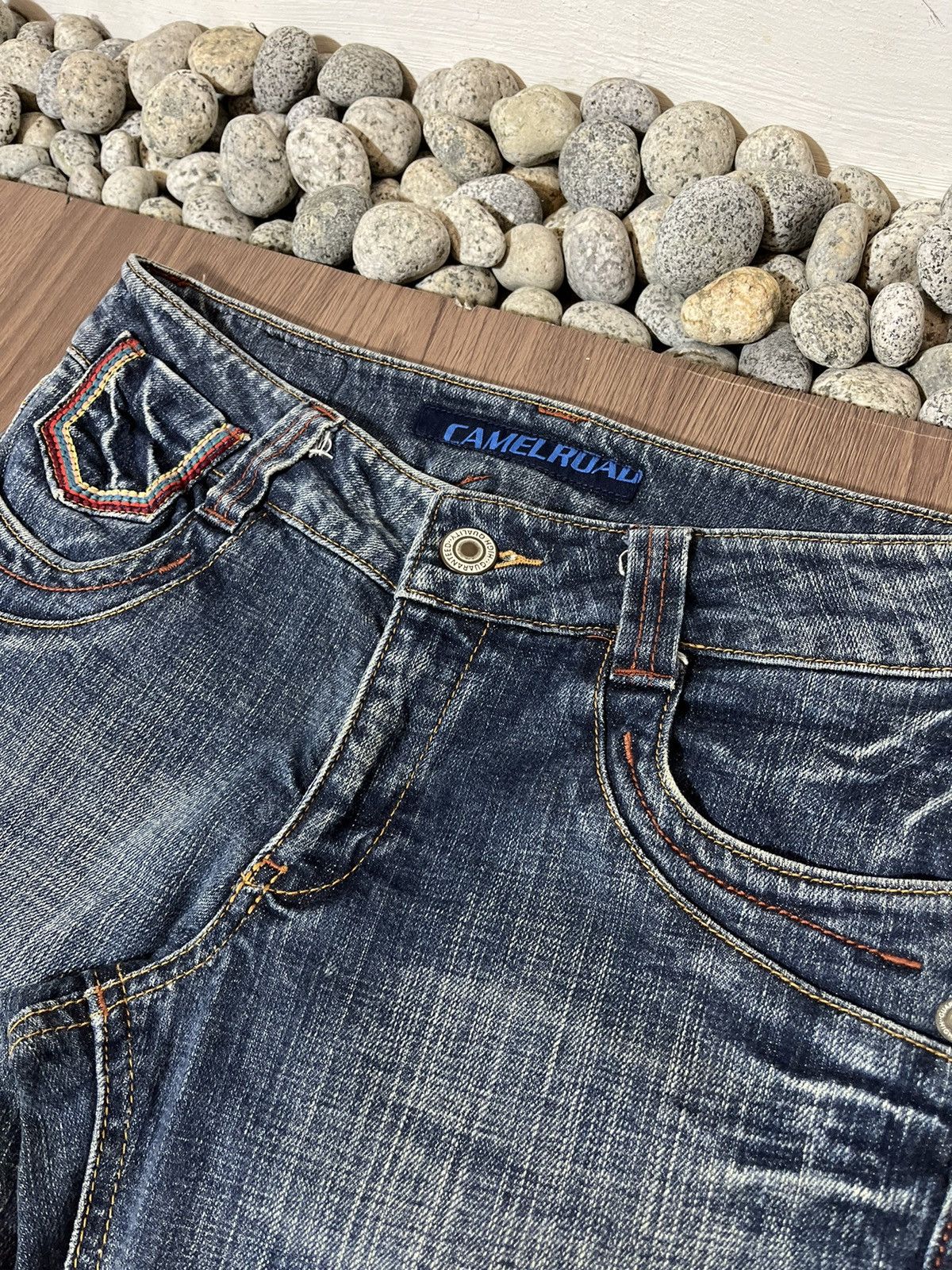 Camel × If Six Was Nine × Japanese Brand Camel Road japan fake pocket flare jeans Ifsixwasnine style Size US 30 / EU 46 - 8 Thumbnail