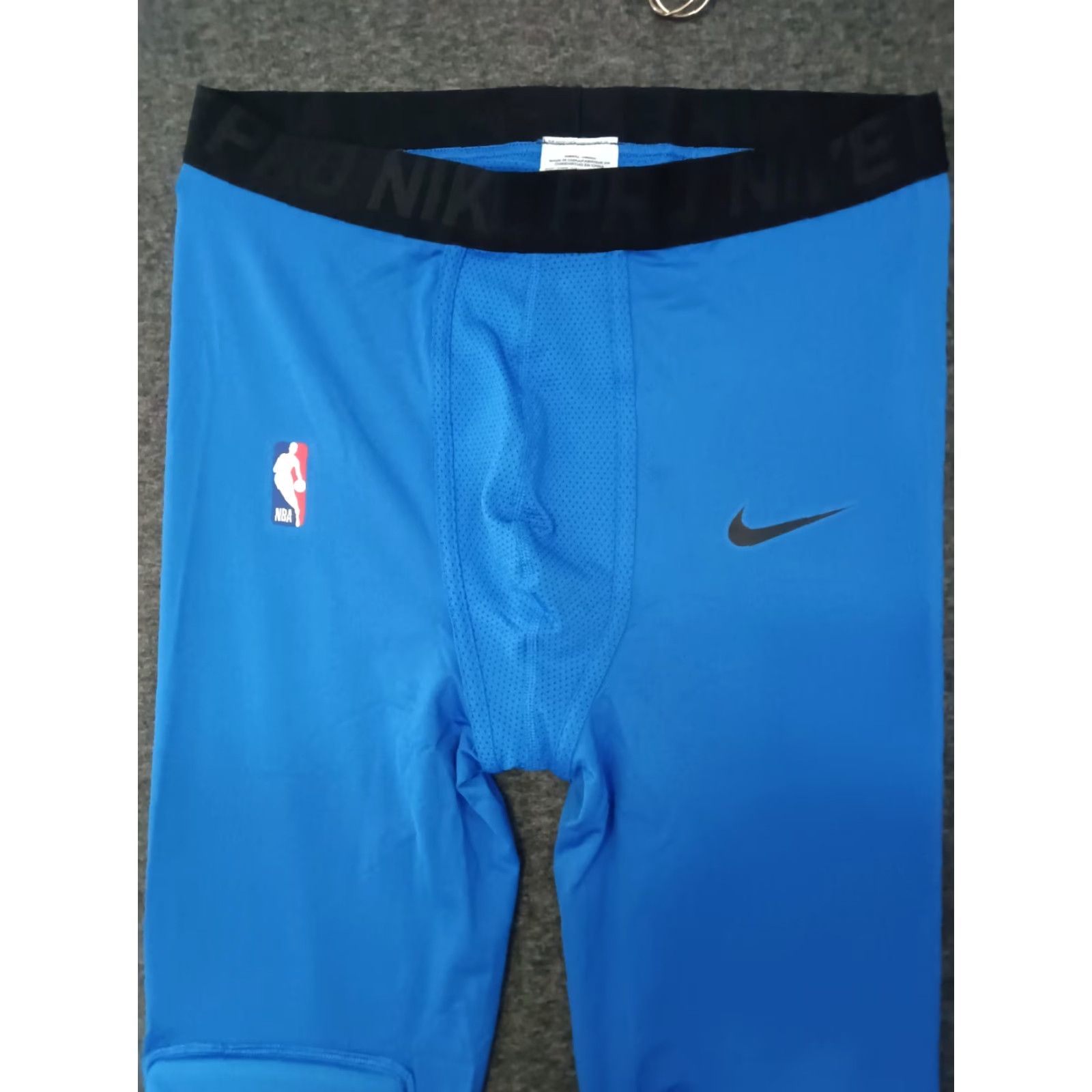 Nike Nike Pro Hyperstrong Men's Pants Tights Padded Blue XS? (Note: original size XLT) Size US 36 / EU 52 - 3 Thumbnail