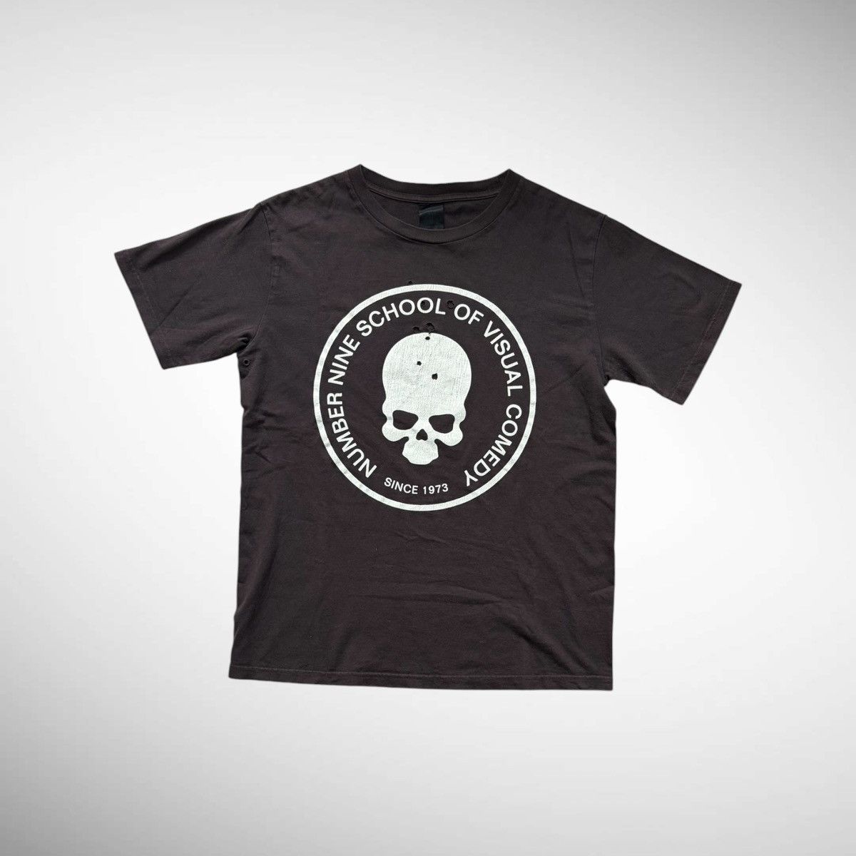 Number (N)ine Number Nine T-shirt school of visual comedy skull