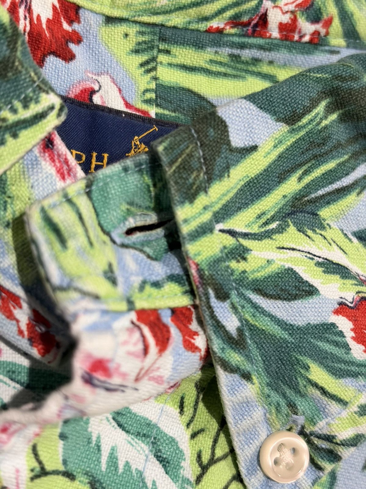 Ralph Lauren Ralph Lauren Shirt Hawaiian Floral Button Front Casual Aloha Size US XXL / EU 58 / 5 - 6 Thumbnail