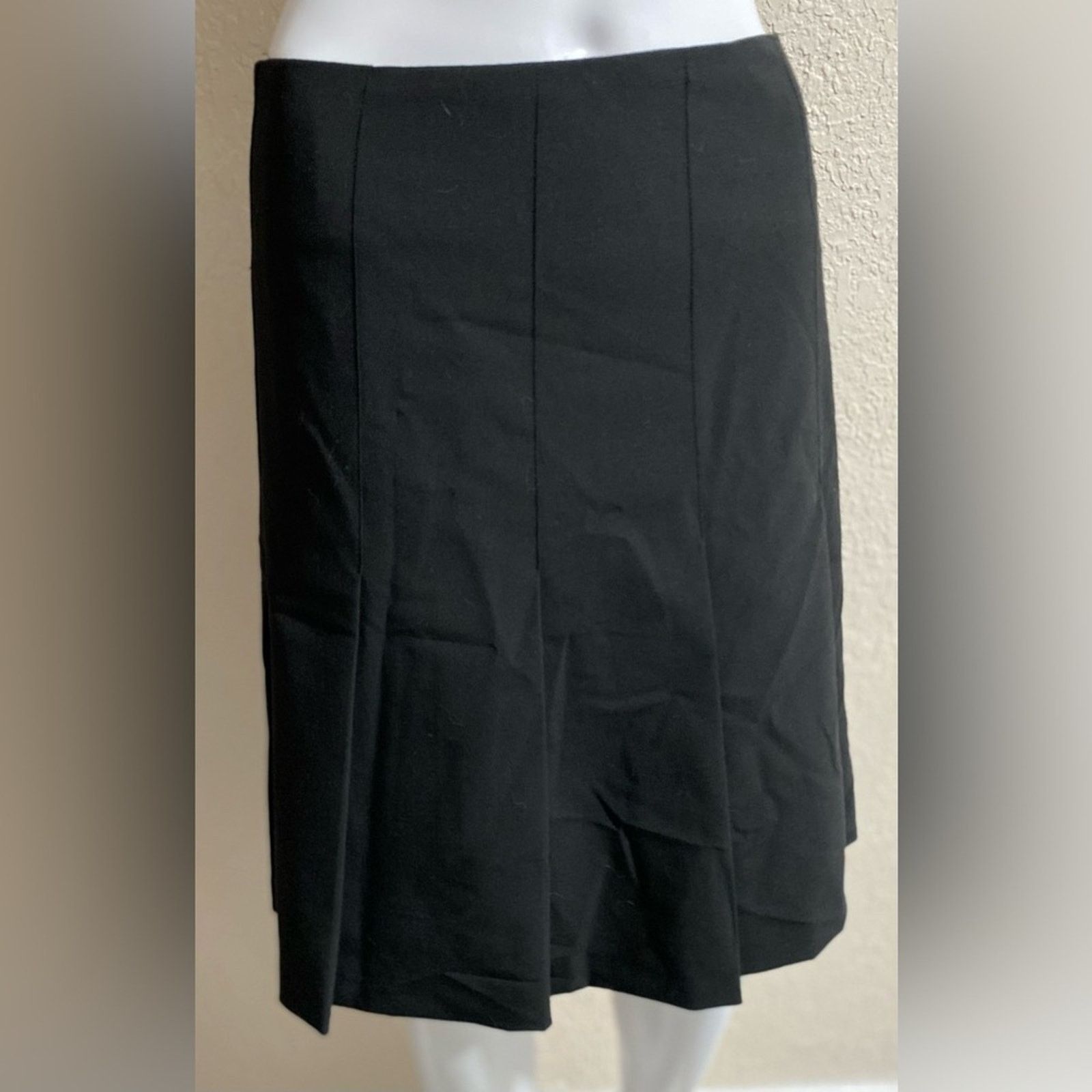 Other Antonio Melani | Basic Plain Business Work Pleated Skirt | 4 Size 27" / US 4 / IT 40 - 1 Thumbnail